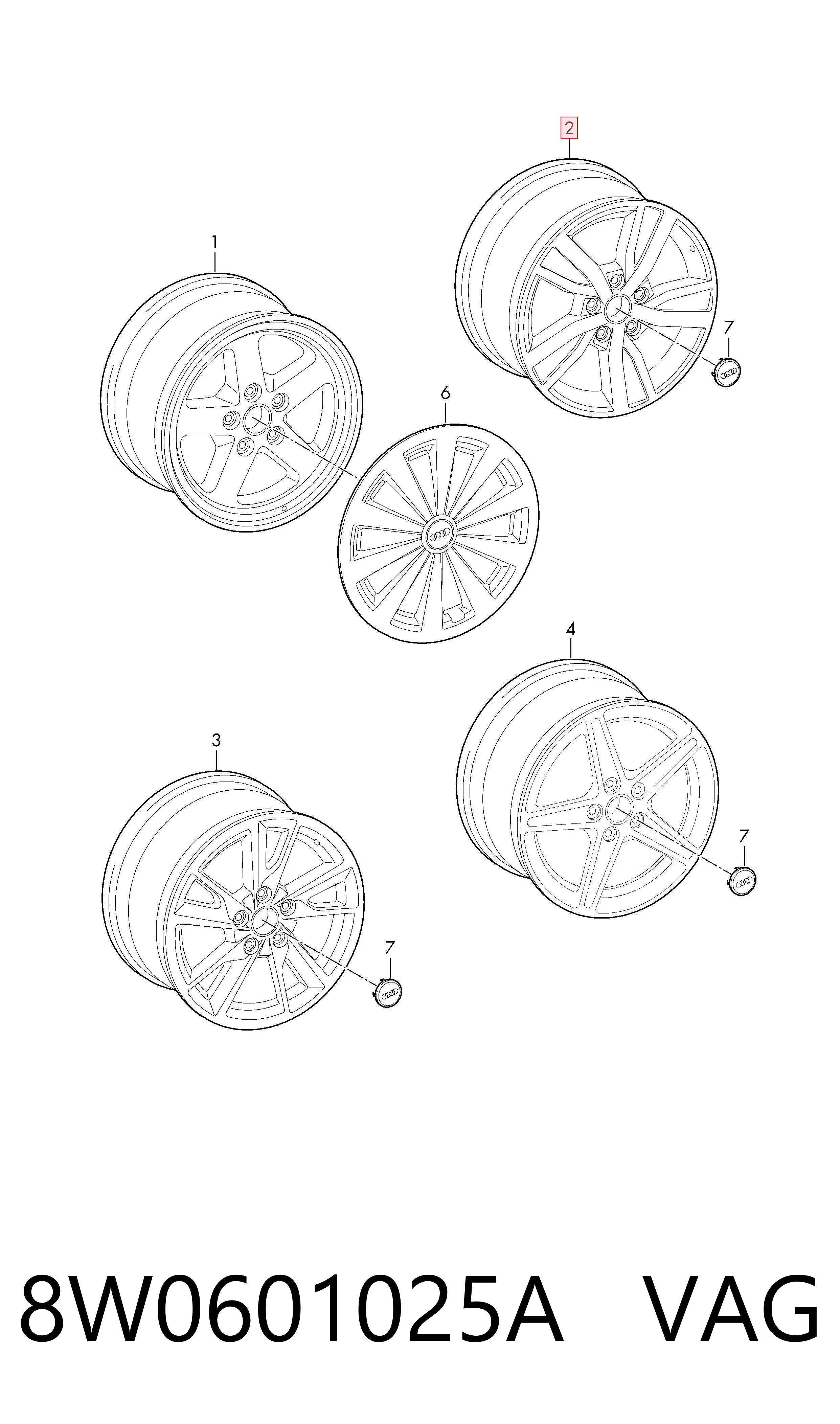 8W0601025A VAG Aros