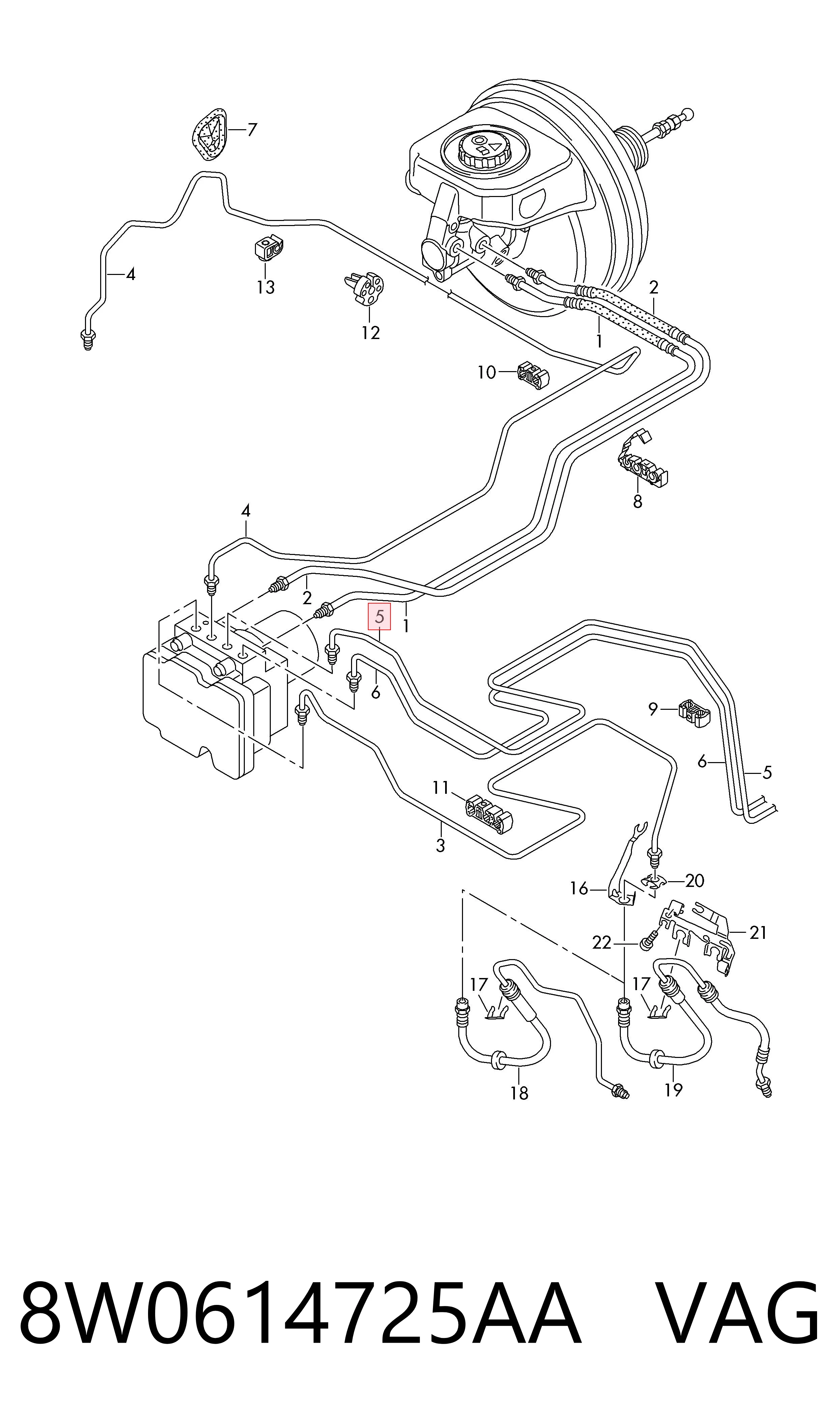 8W0614725AA VAG