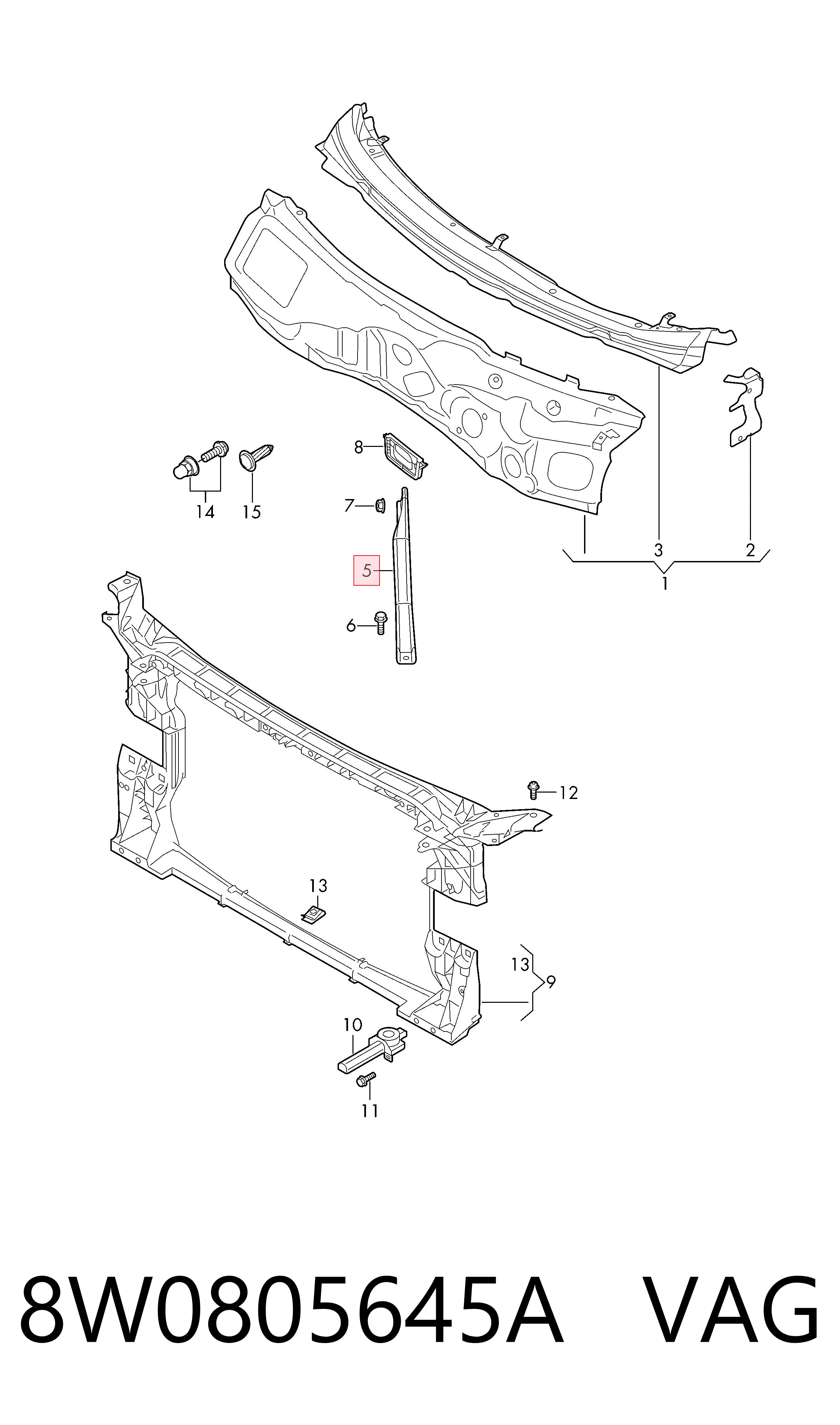 8W0805645A VAG