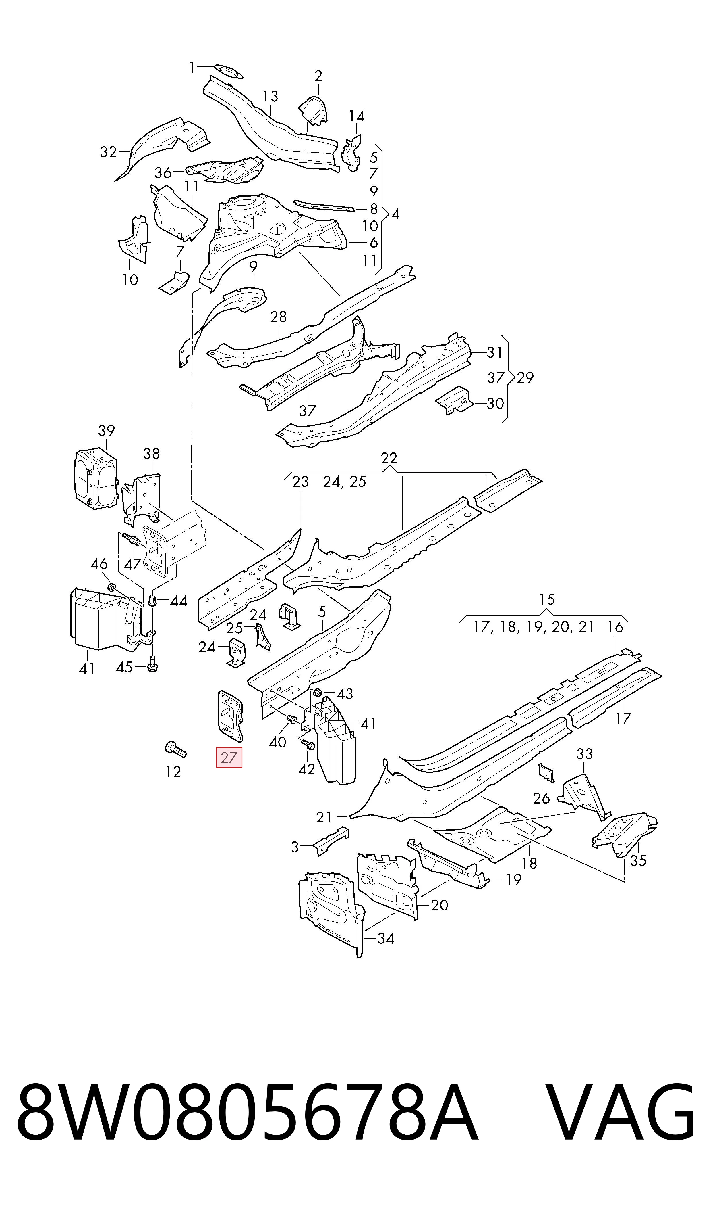 8W0805678A VAG 