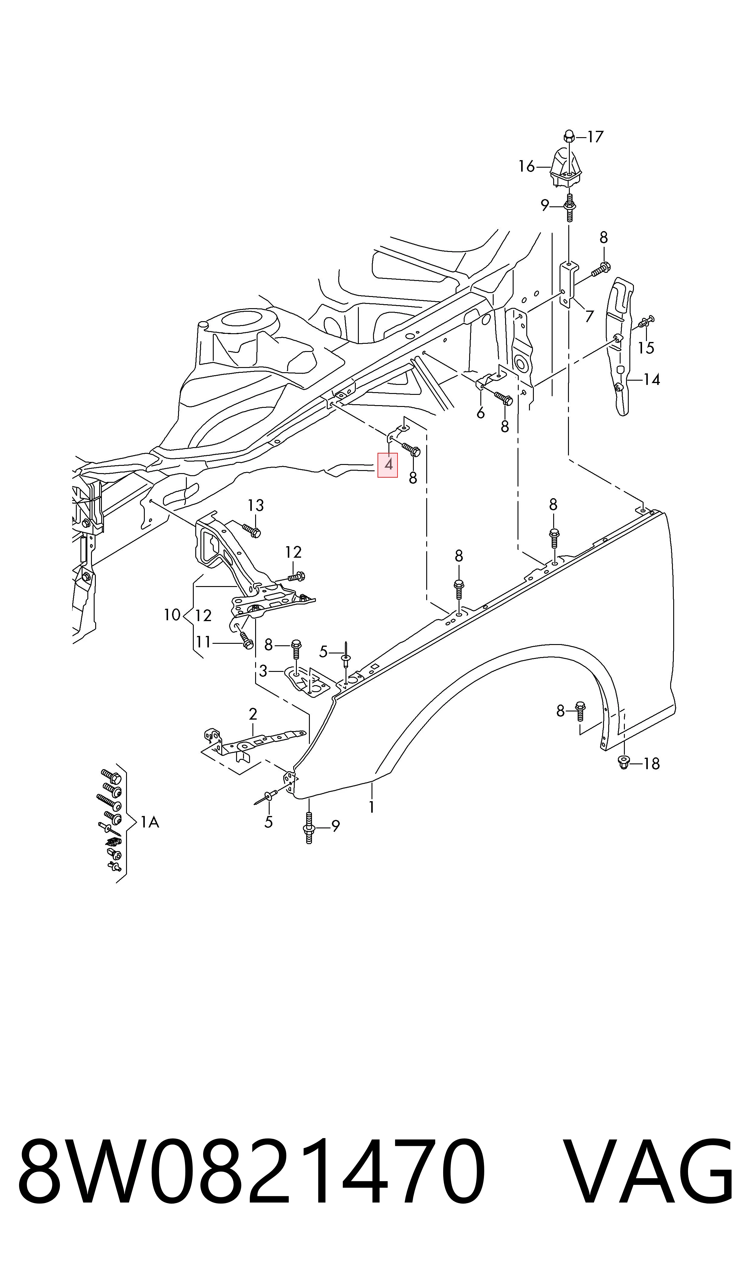 8W0821470 VAG 