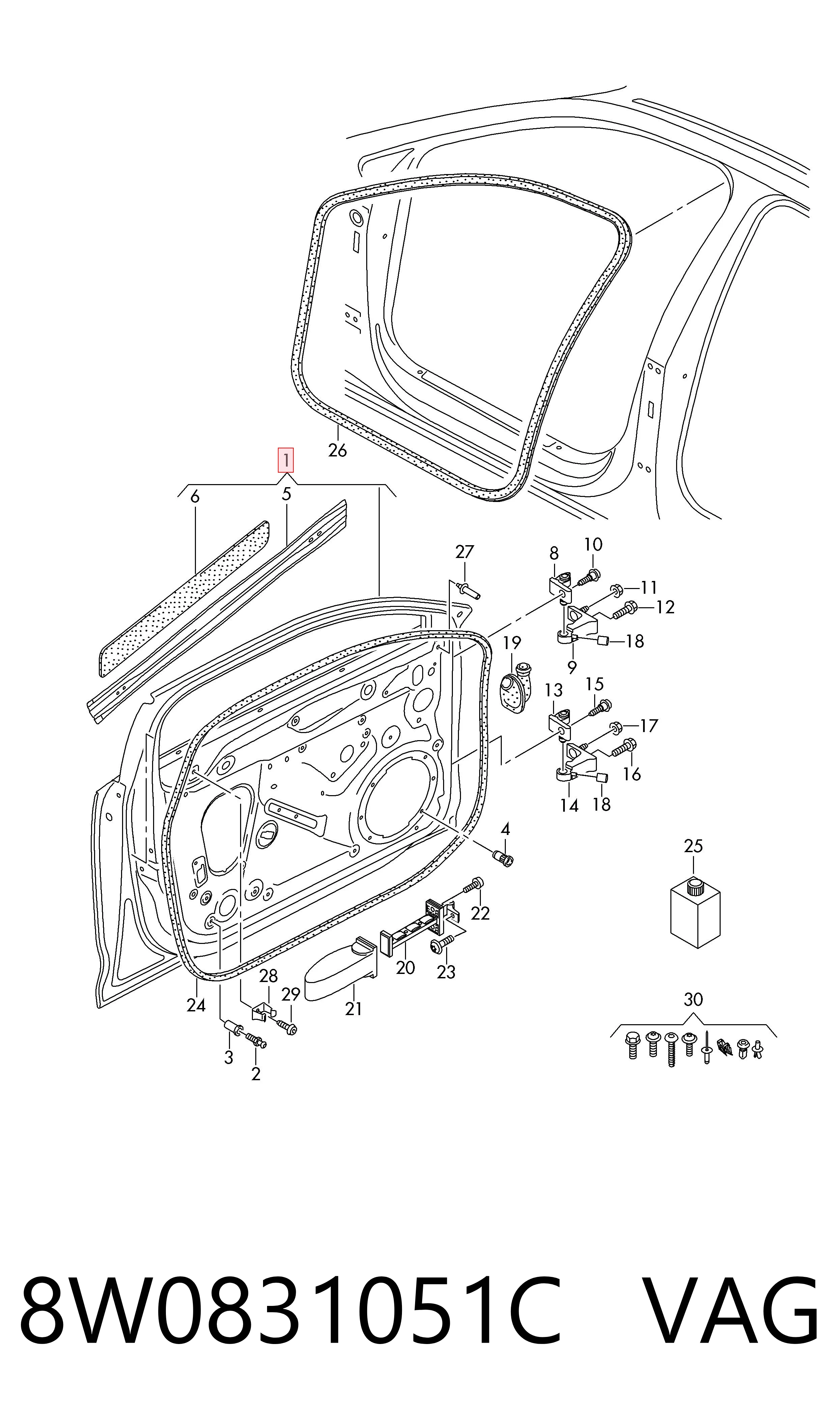 8W0831051C VAG