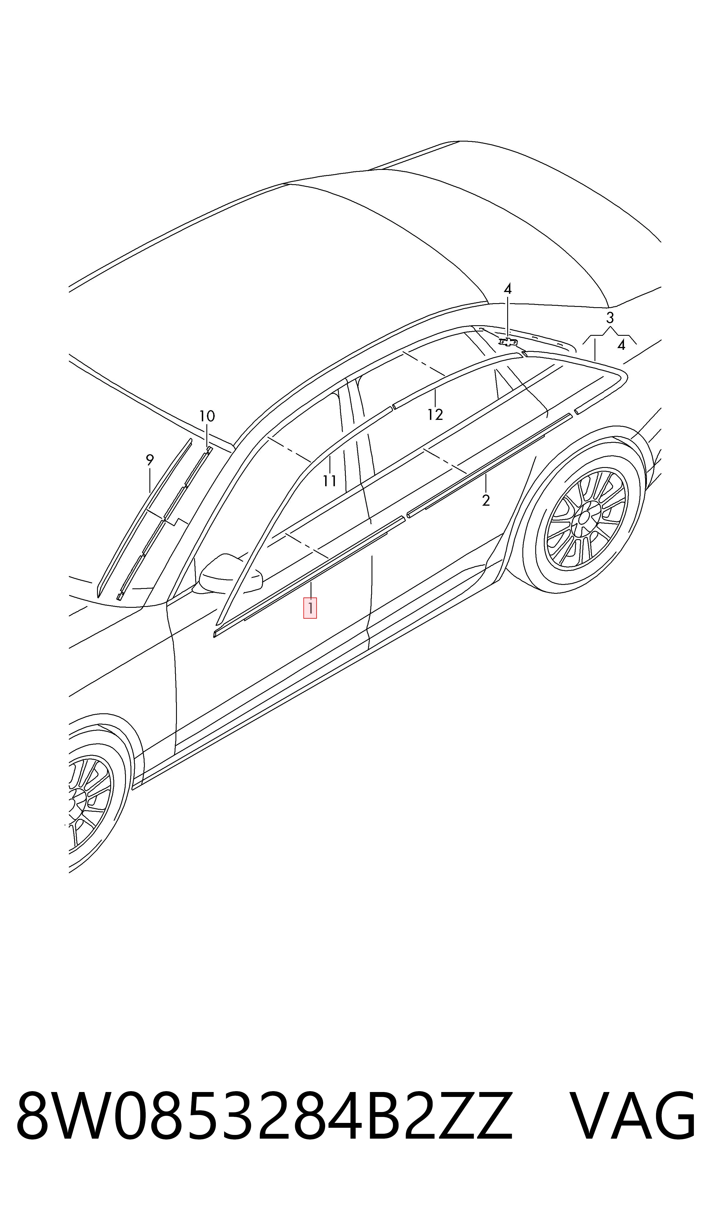 8W0853284B2ZZ VAG