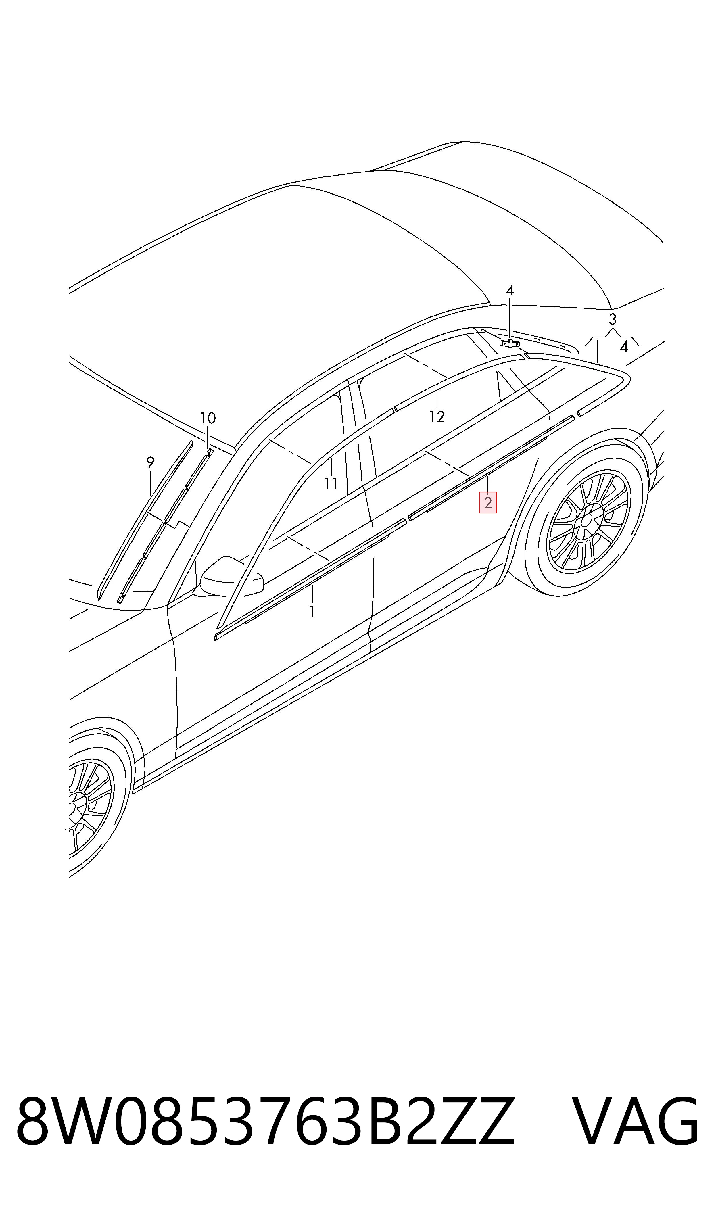 8W0853763B2ZZ VAG