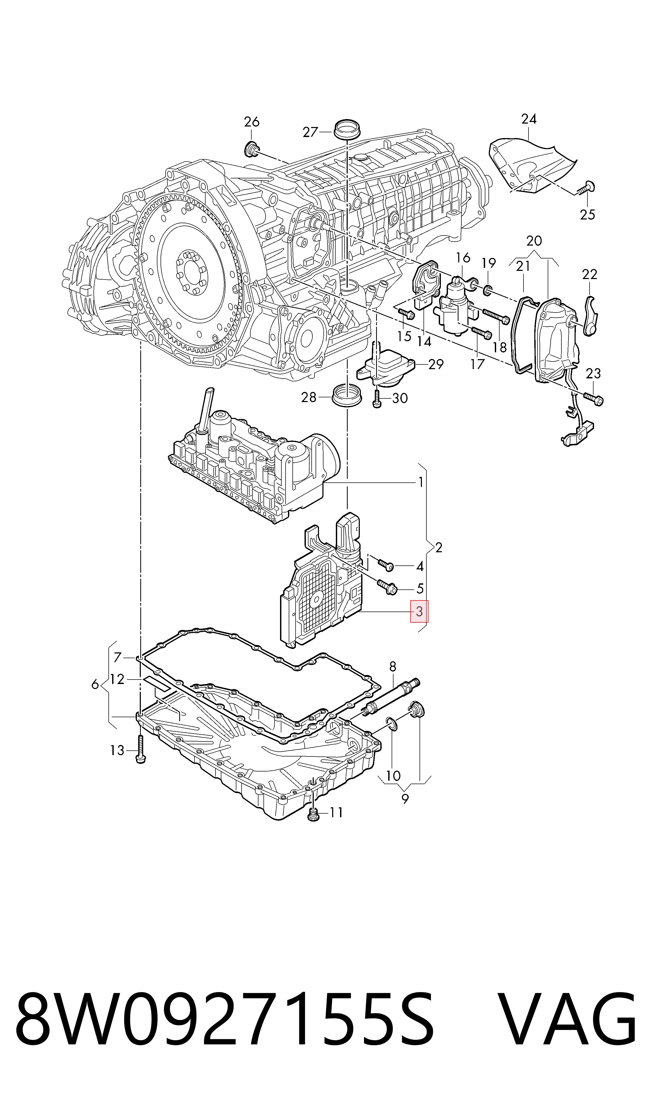 8W0927155S VAG