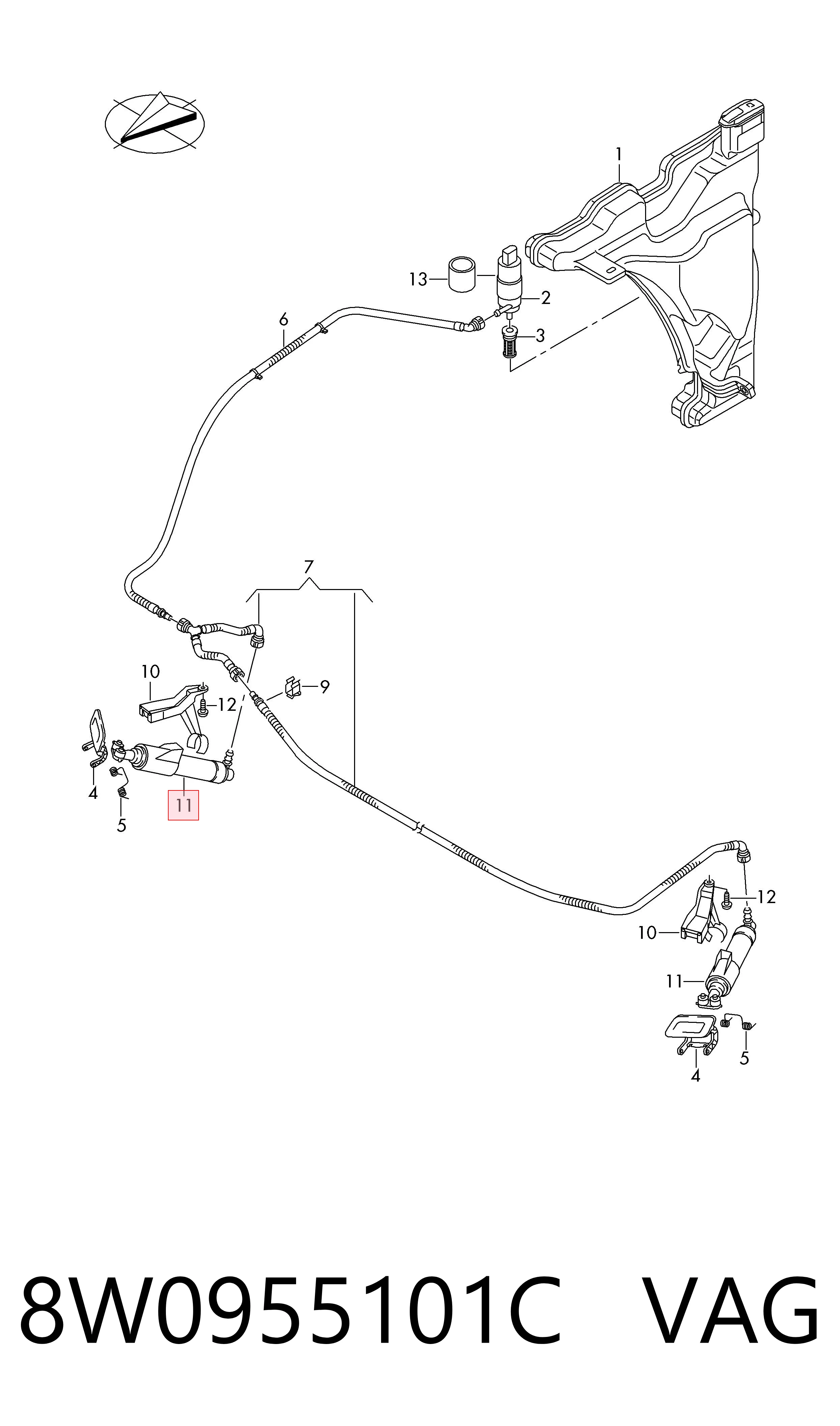 8W0955101C VAG 