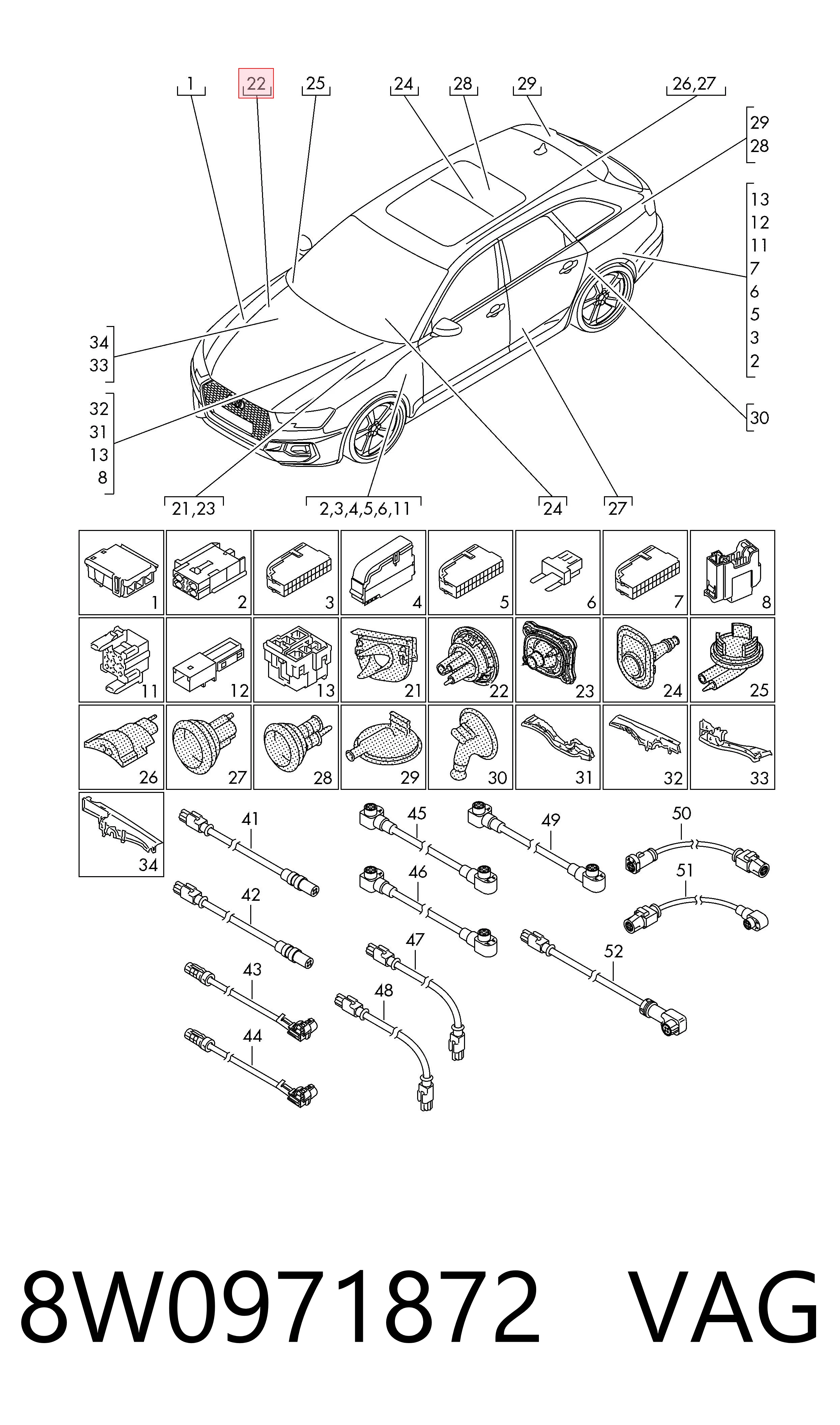 8W0971872 VAG 