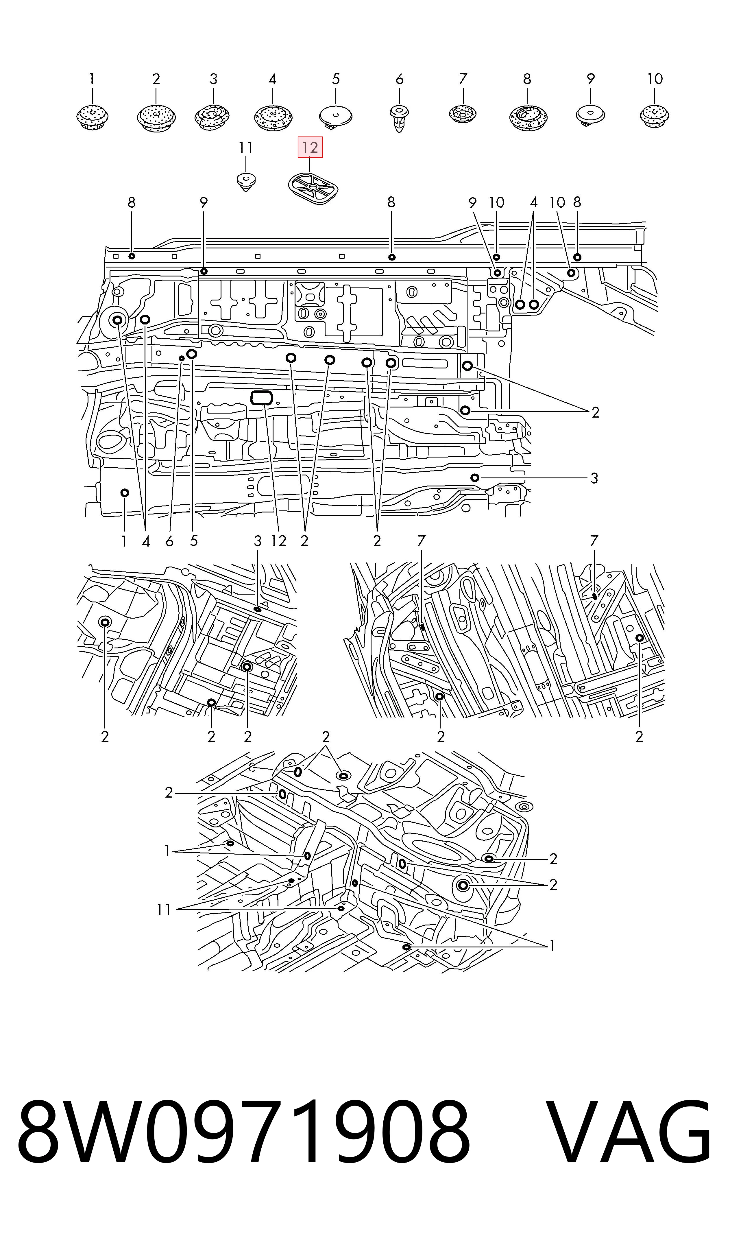 8W0971908 VAG 