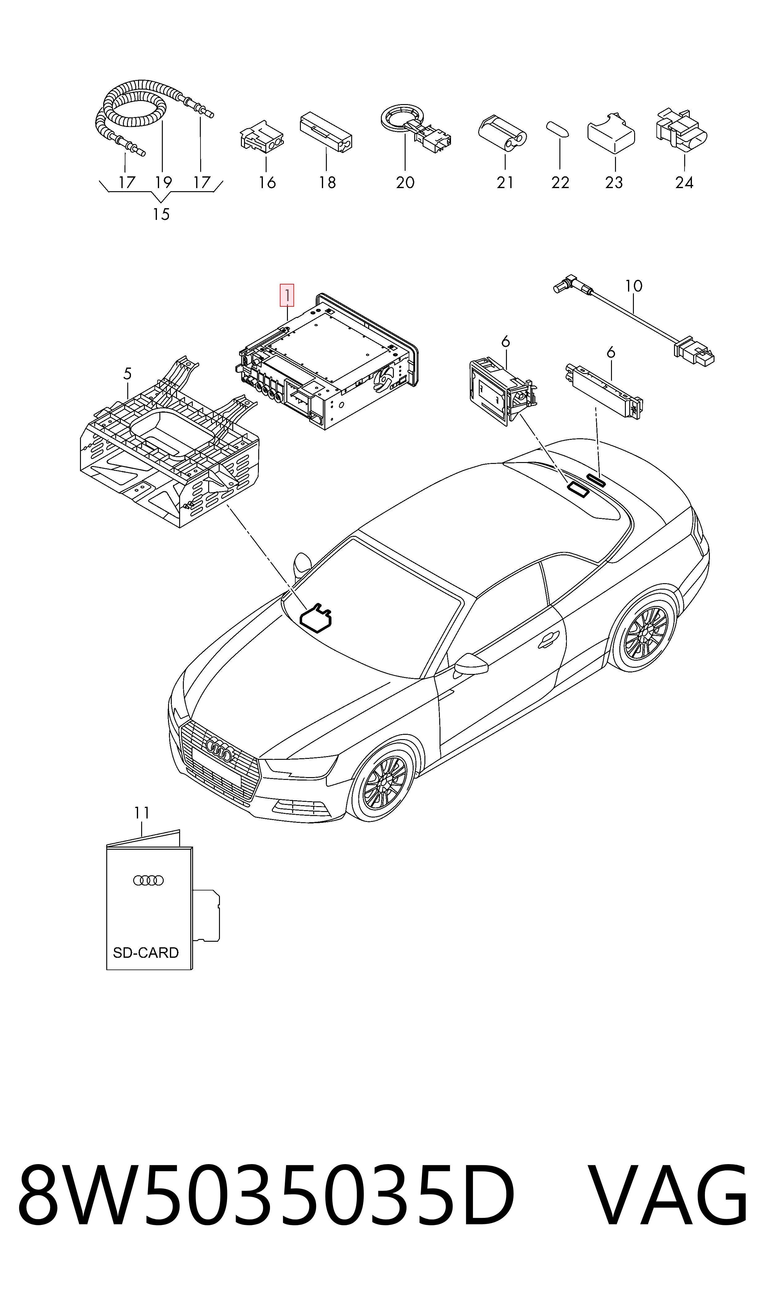  VAG 8W5035035D precio, desde 6576,91 EUR