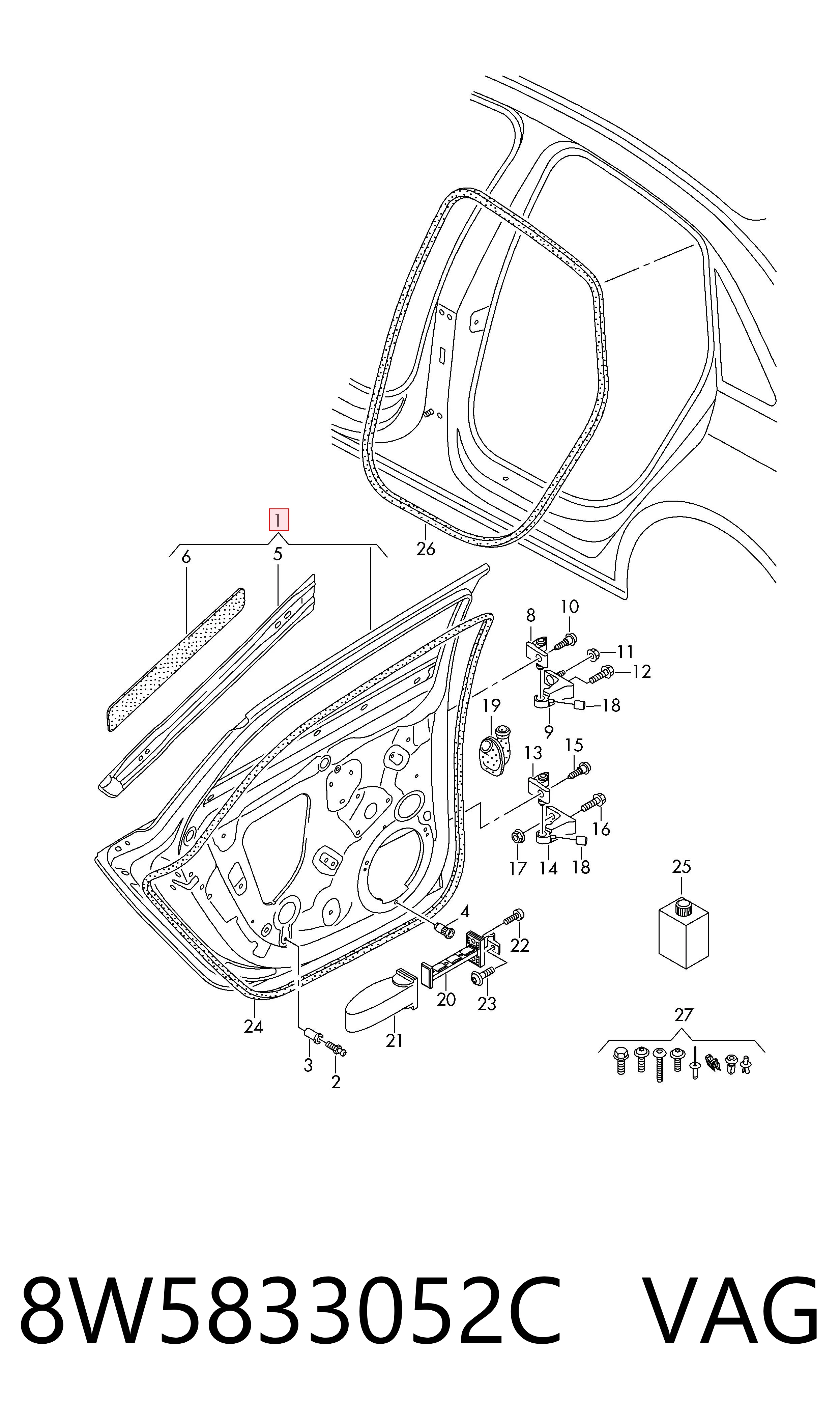 8W5833052C VAG