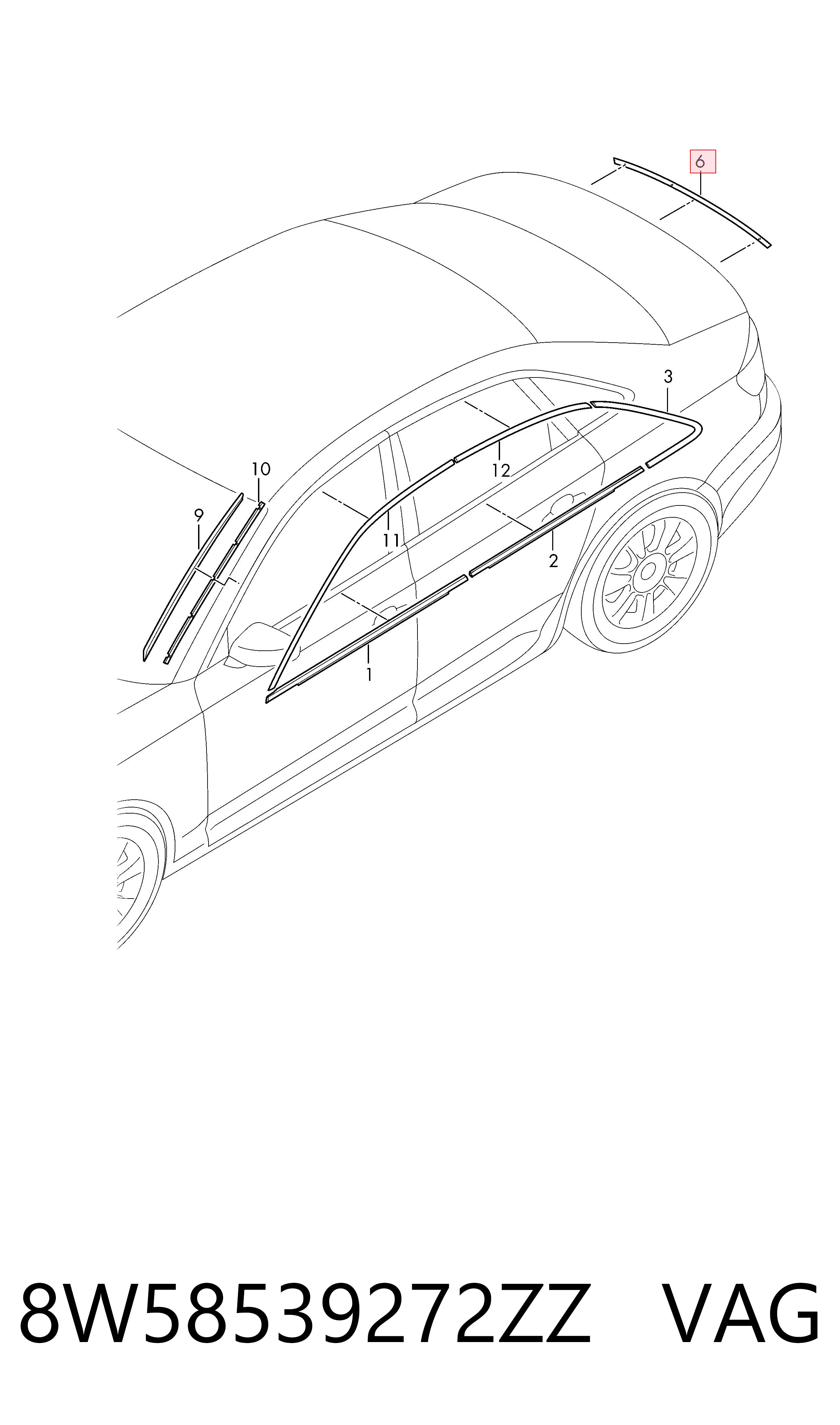  VAG 8W58539272ZZ precio, desde 105,57 EUR