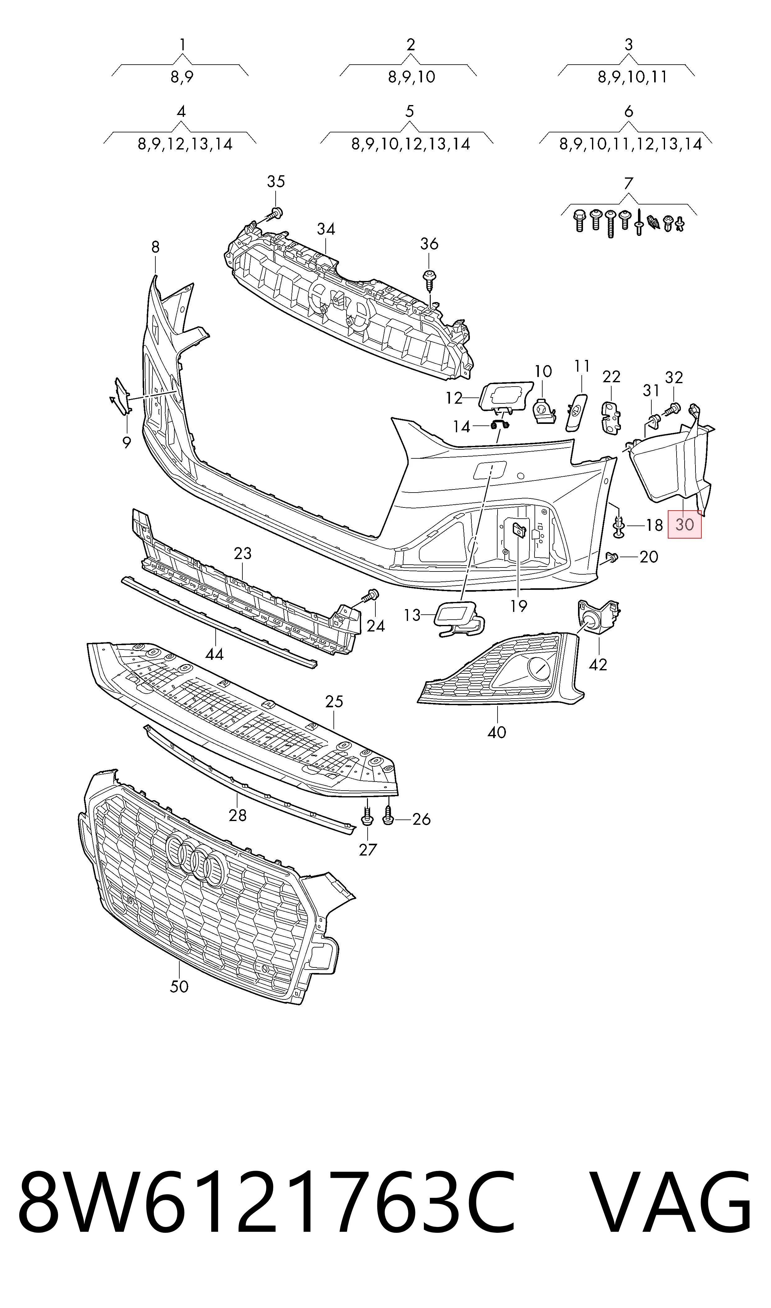 8W6121763C VAG