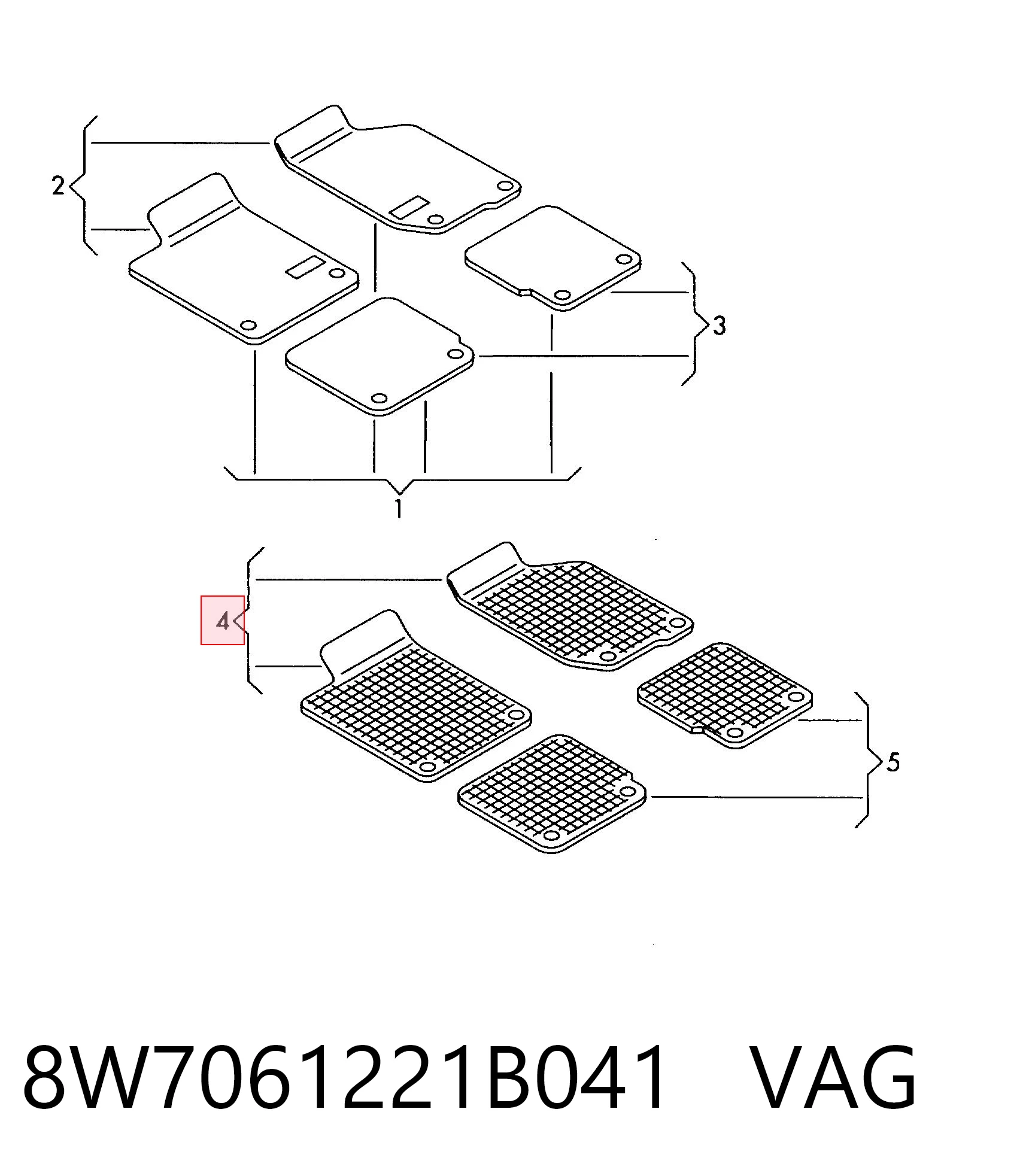 8W7061221B041 VAG