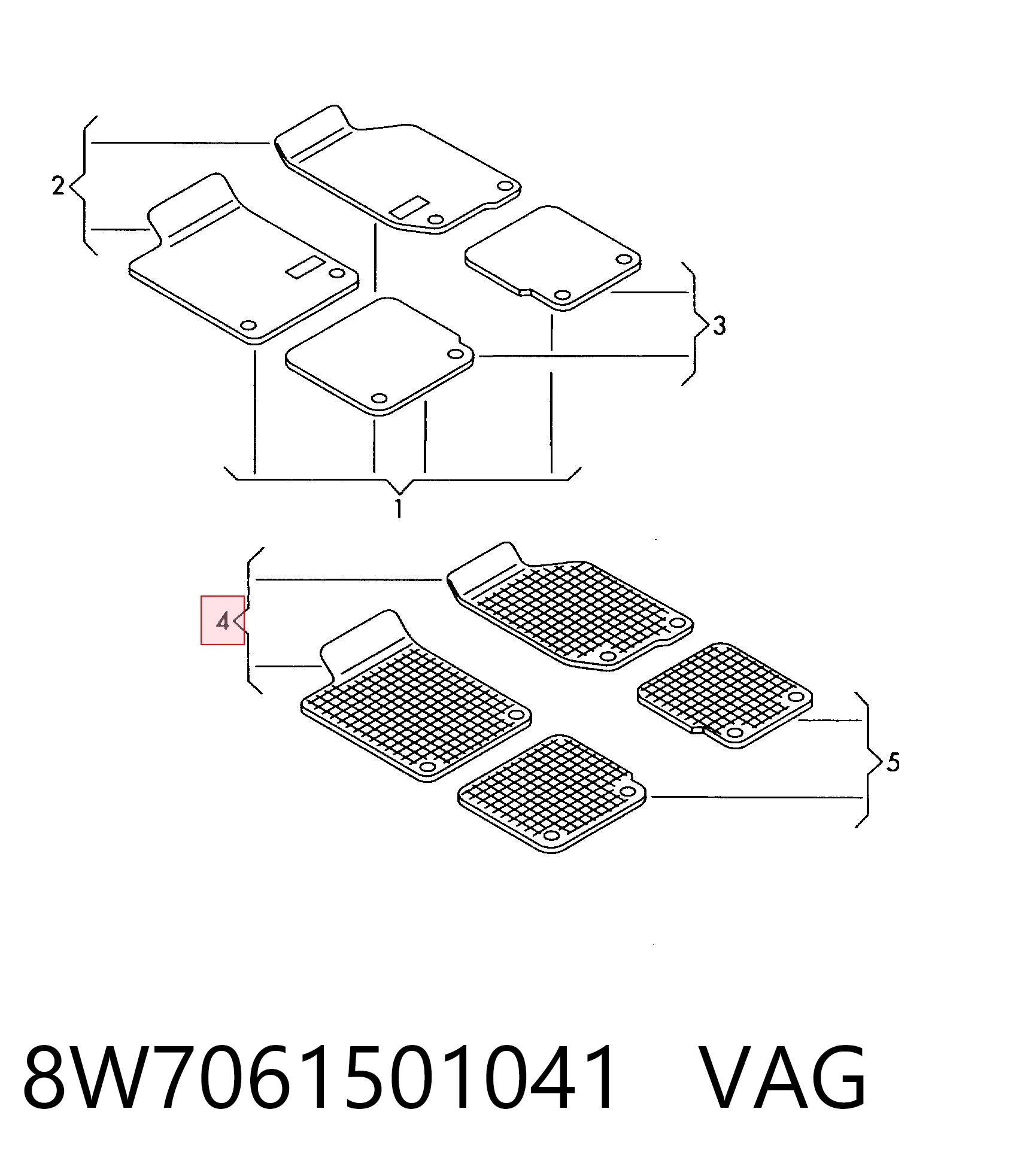 8W7061501041 VAG