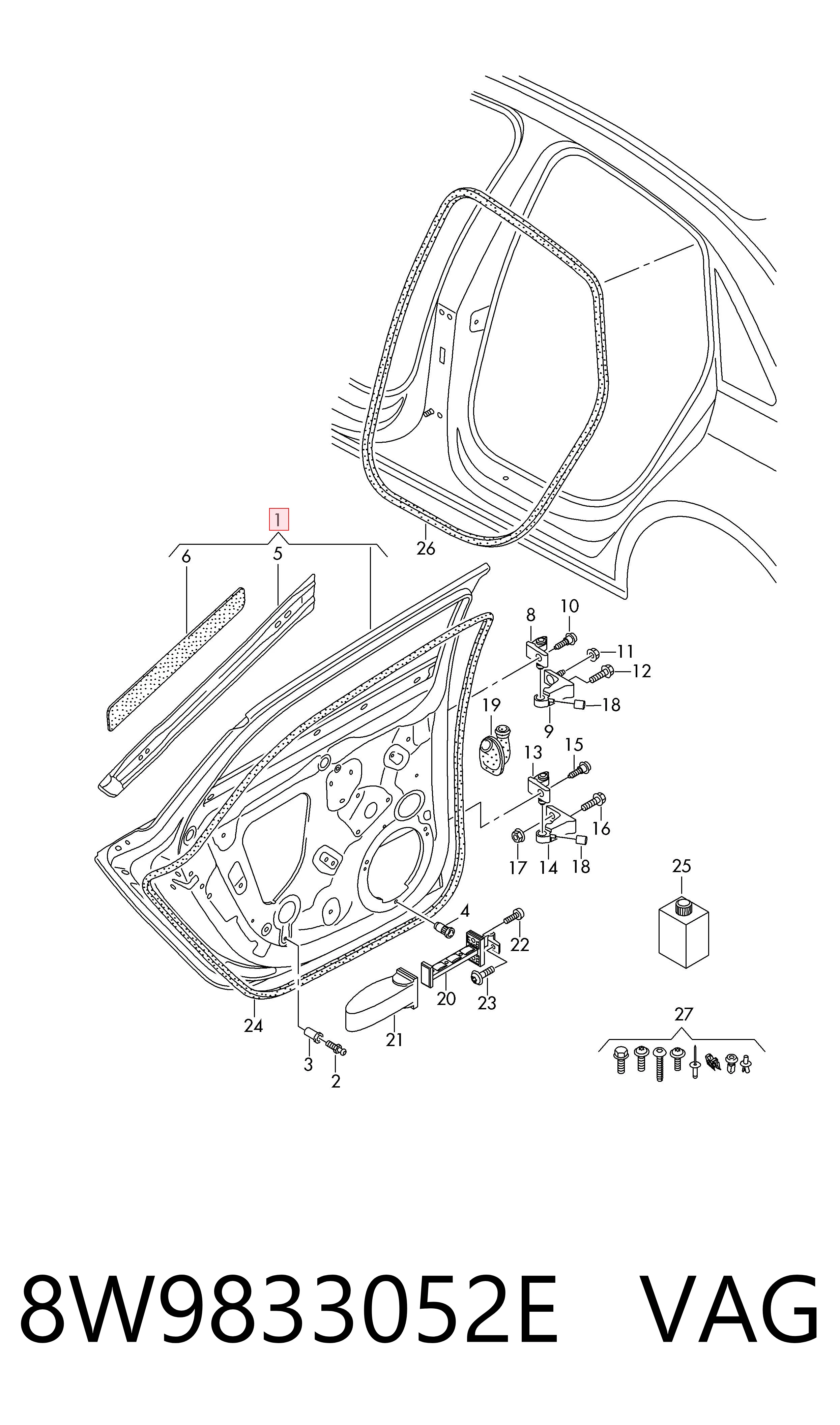 8W9833052E VAG