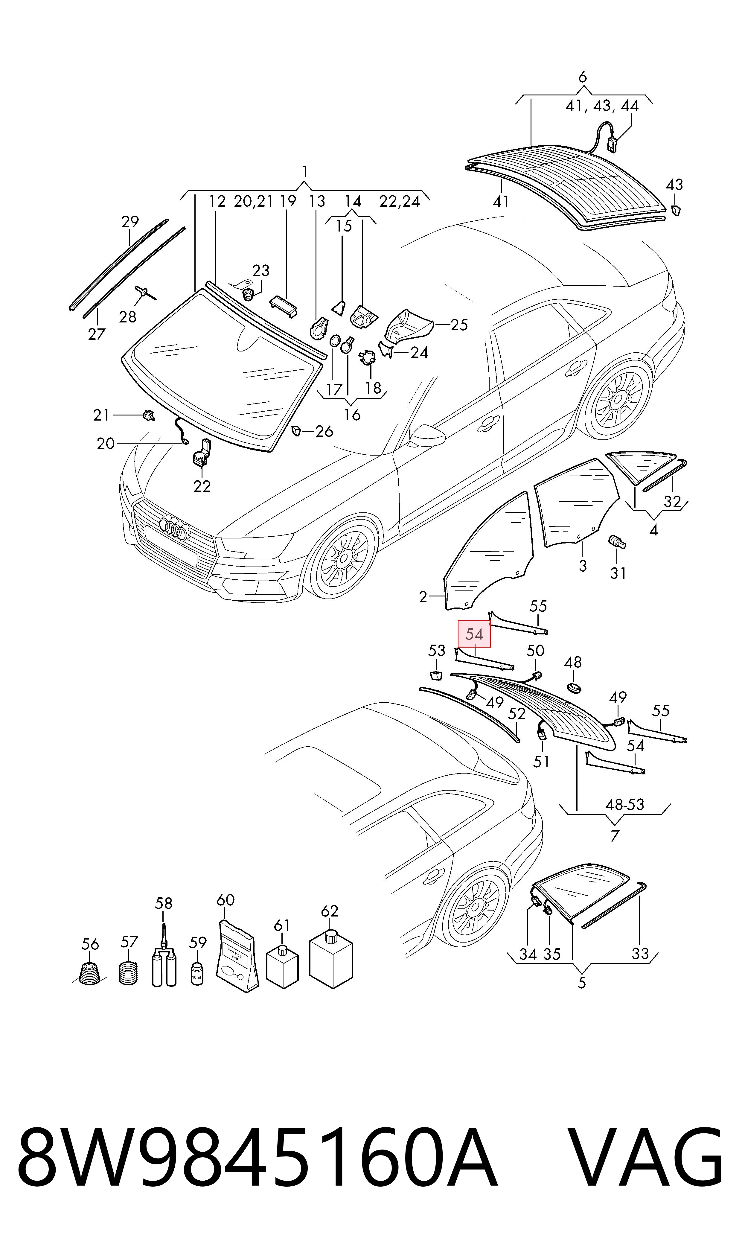 VAG 8W9845160A precio, desde 44,02 EUR