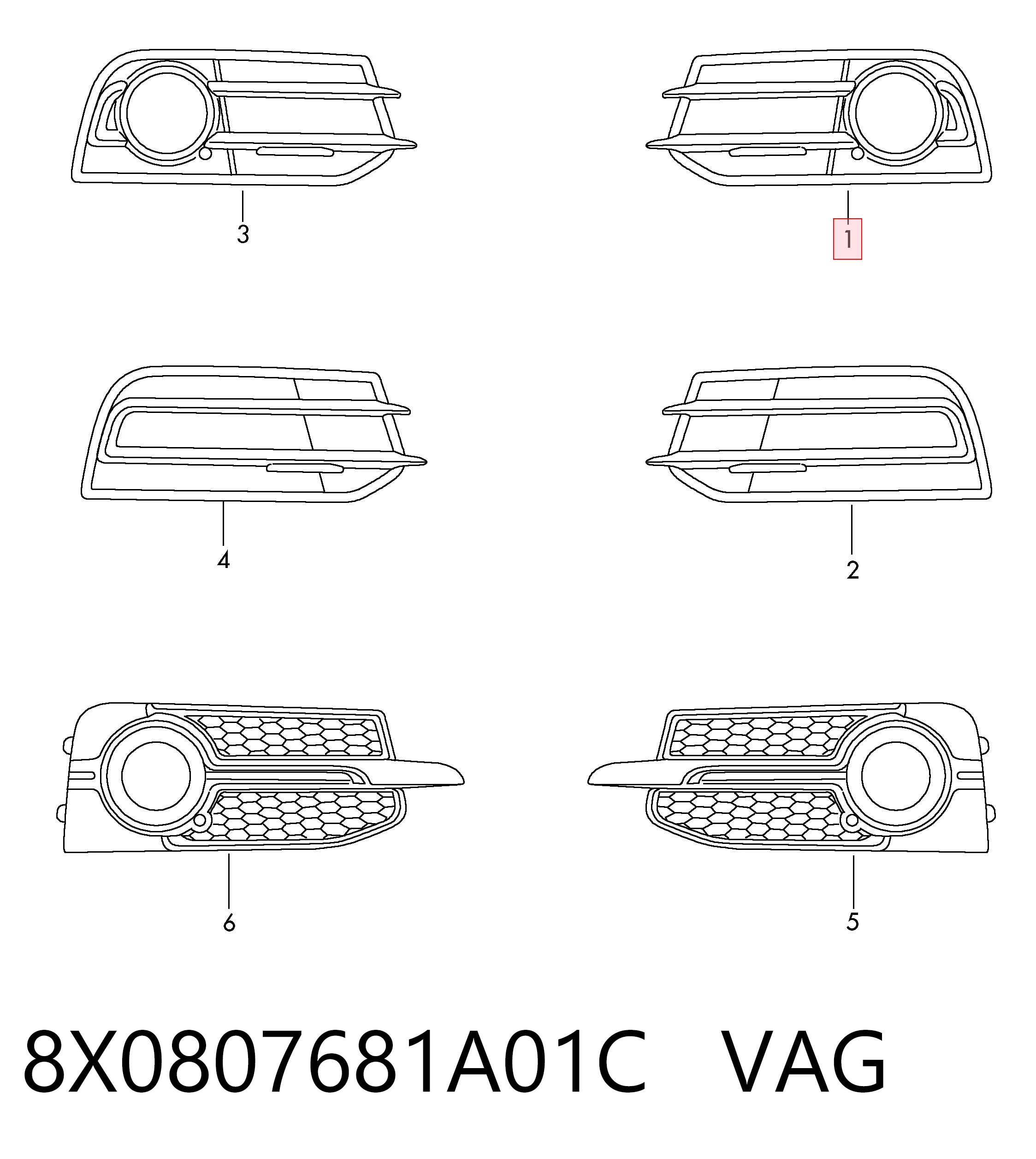 8X0807681A01C VAG