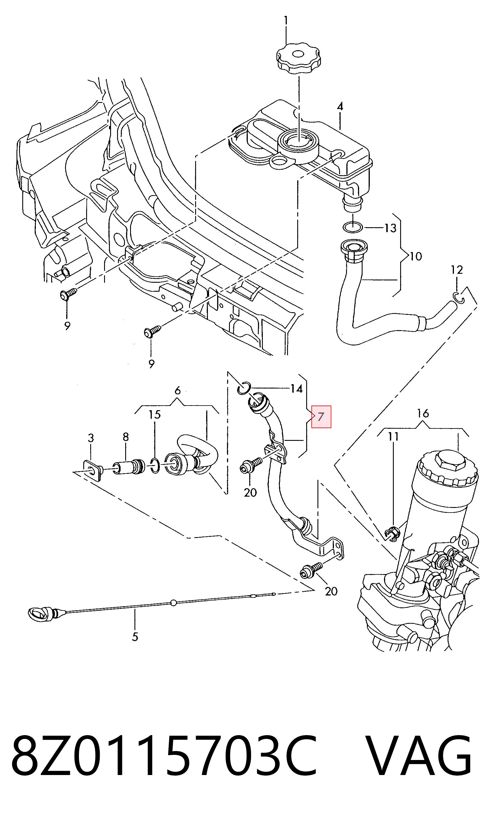 8Z0115703C VAG