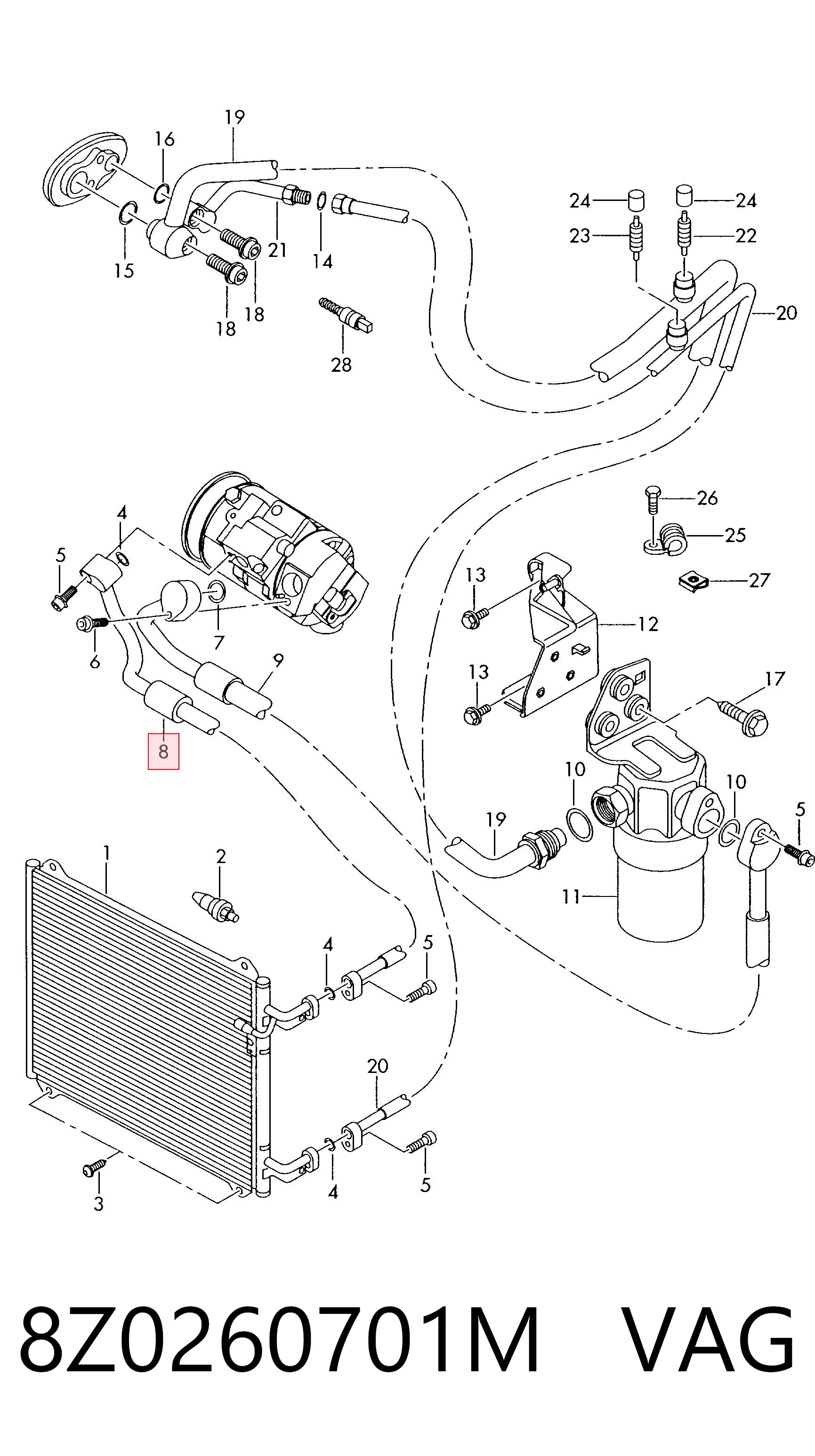 8Z0260701M VAG