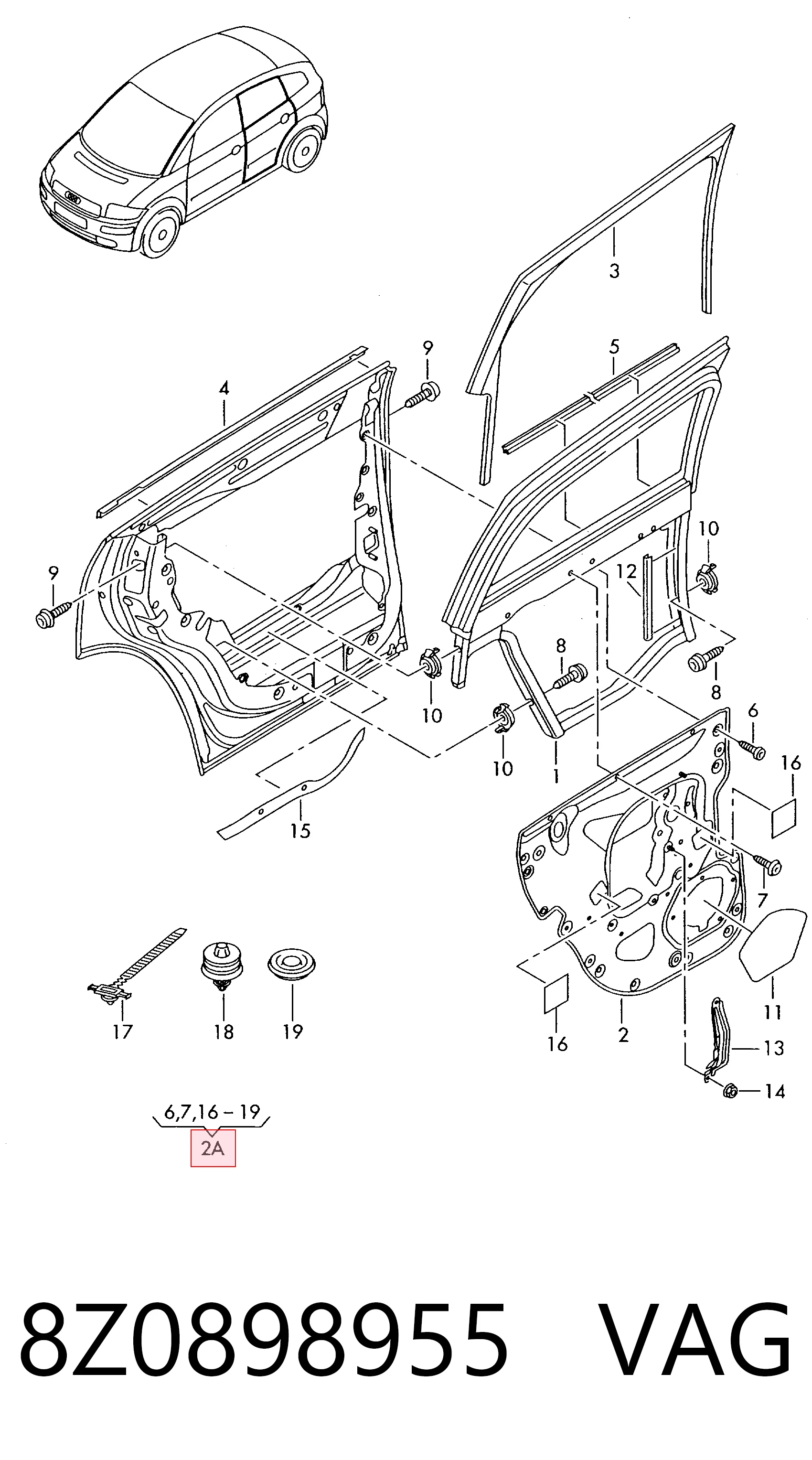 8Z0898955 VAG