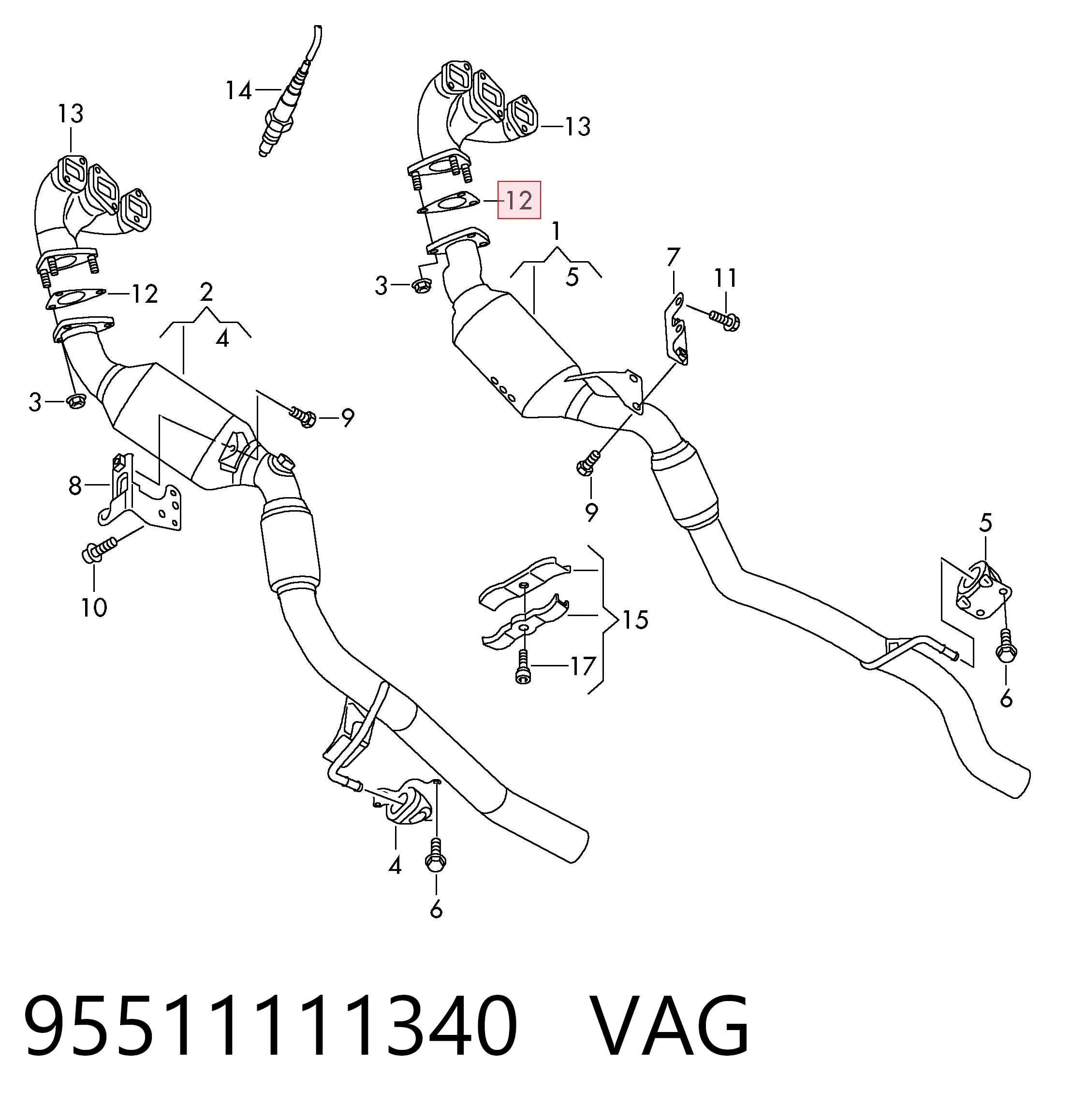 95511111340 VAG