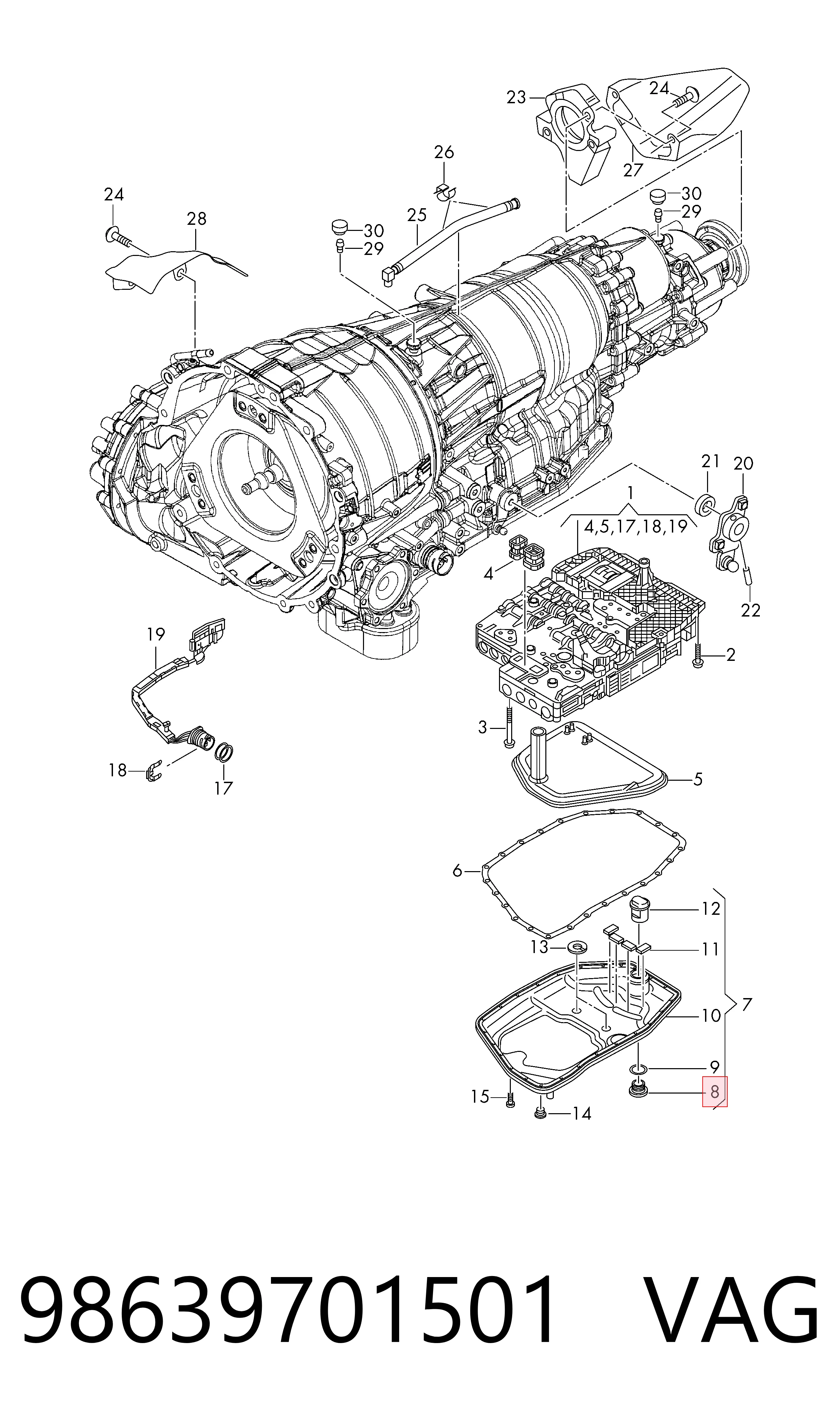 Tapón del cárter de la transmisión automática Sachs 0736302070 precio, desde 8,28 EUR