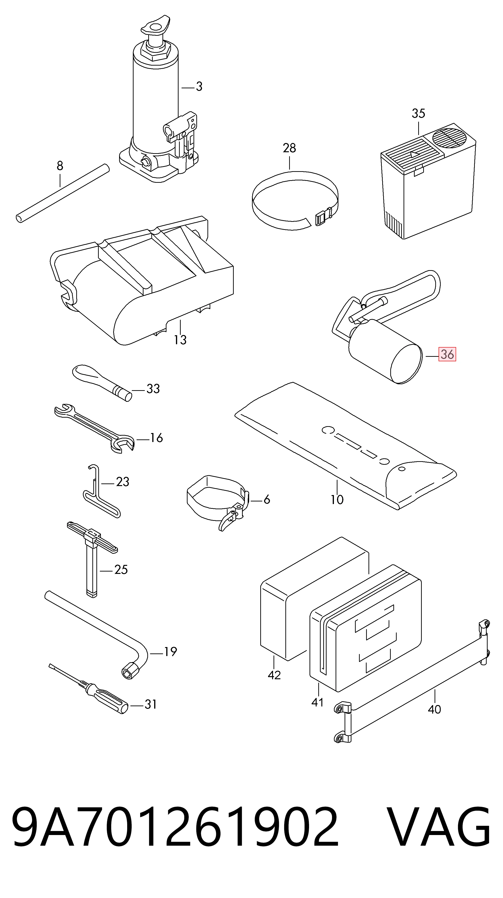 Sellador de neumáticos VAG 9A701261902 precio, desde 55,38 EUR