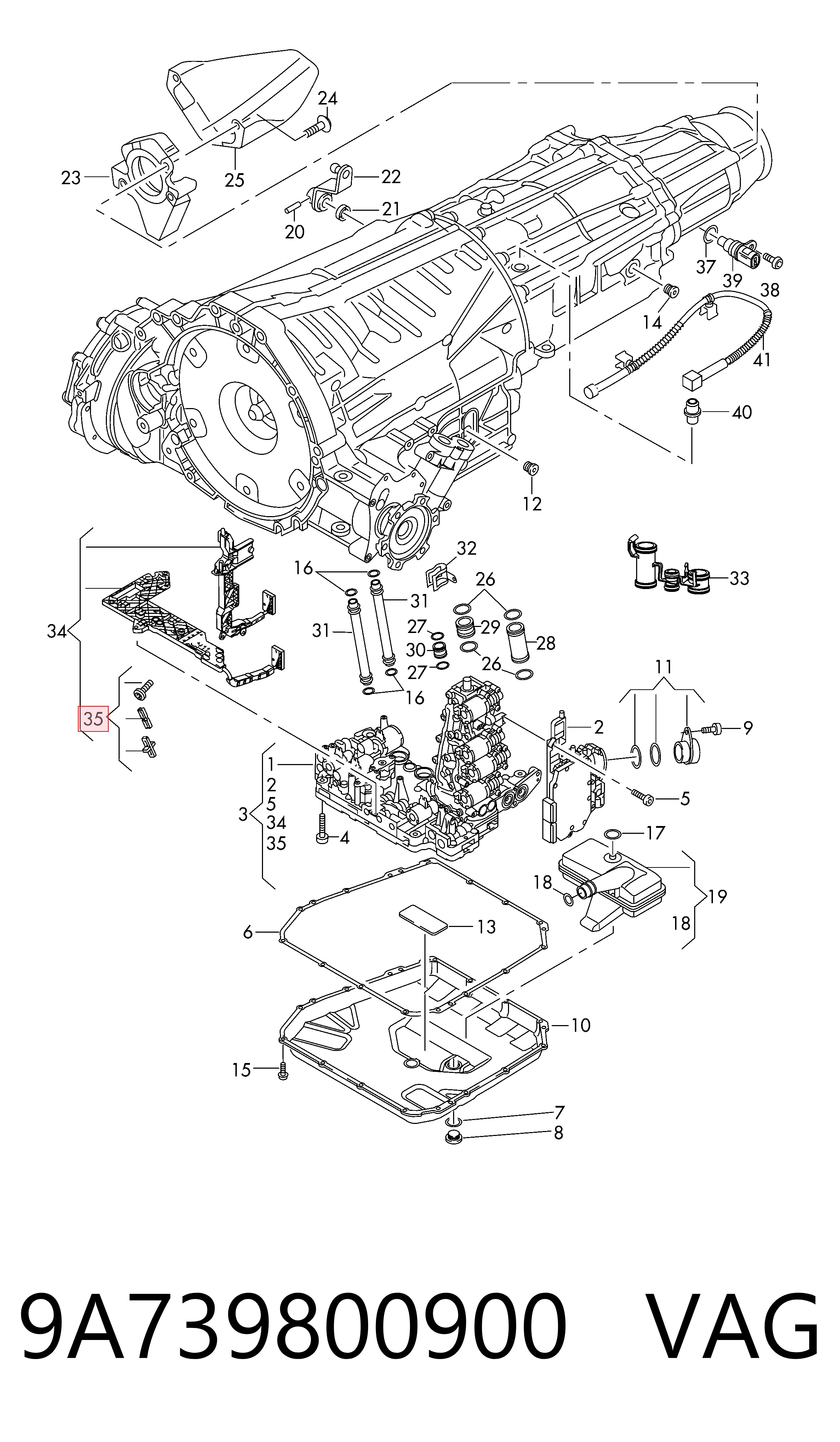 Kit de reparación de caja de cambios automática VAG 9A739800900 precio, desde 155,90 EUR