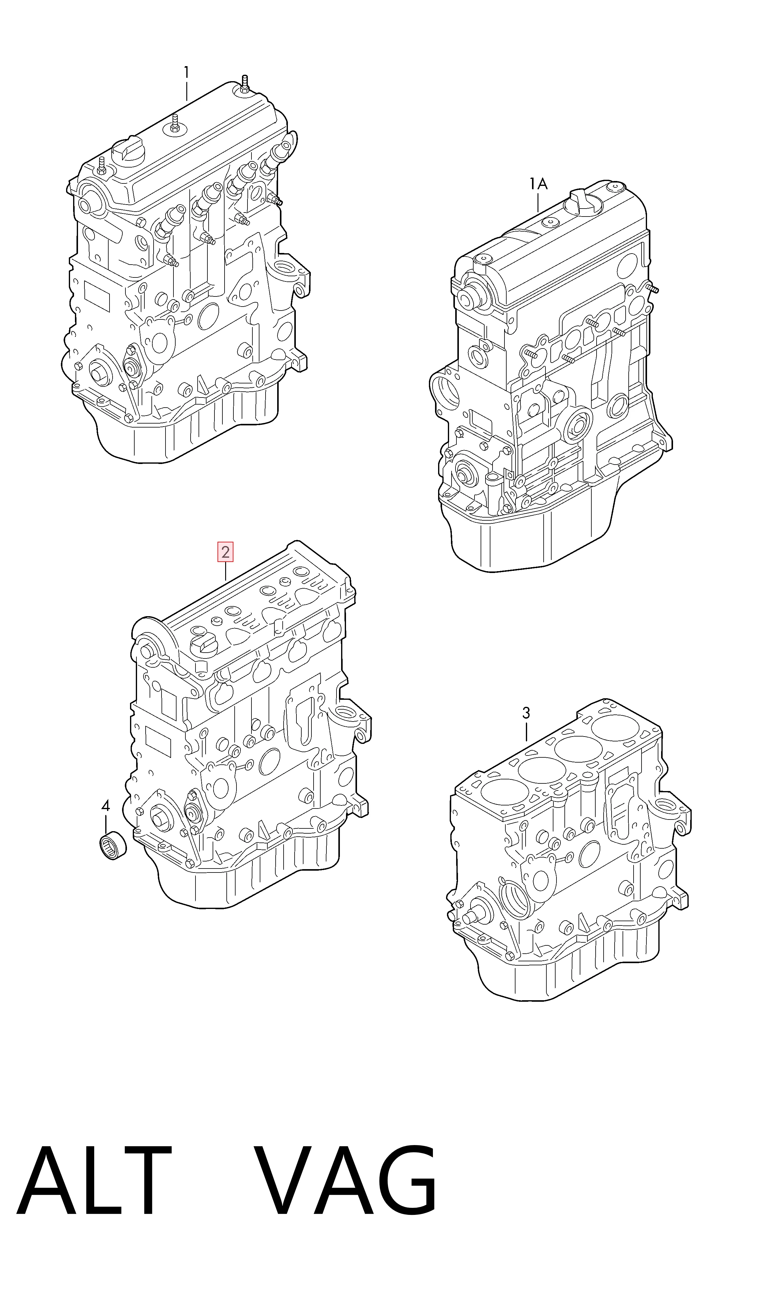 ALT VAG Motor completo