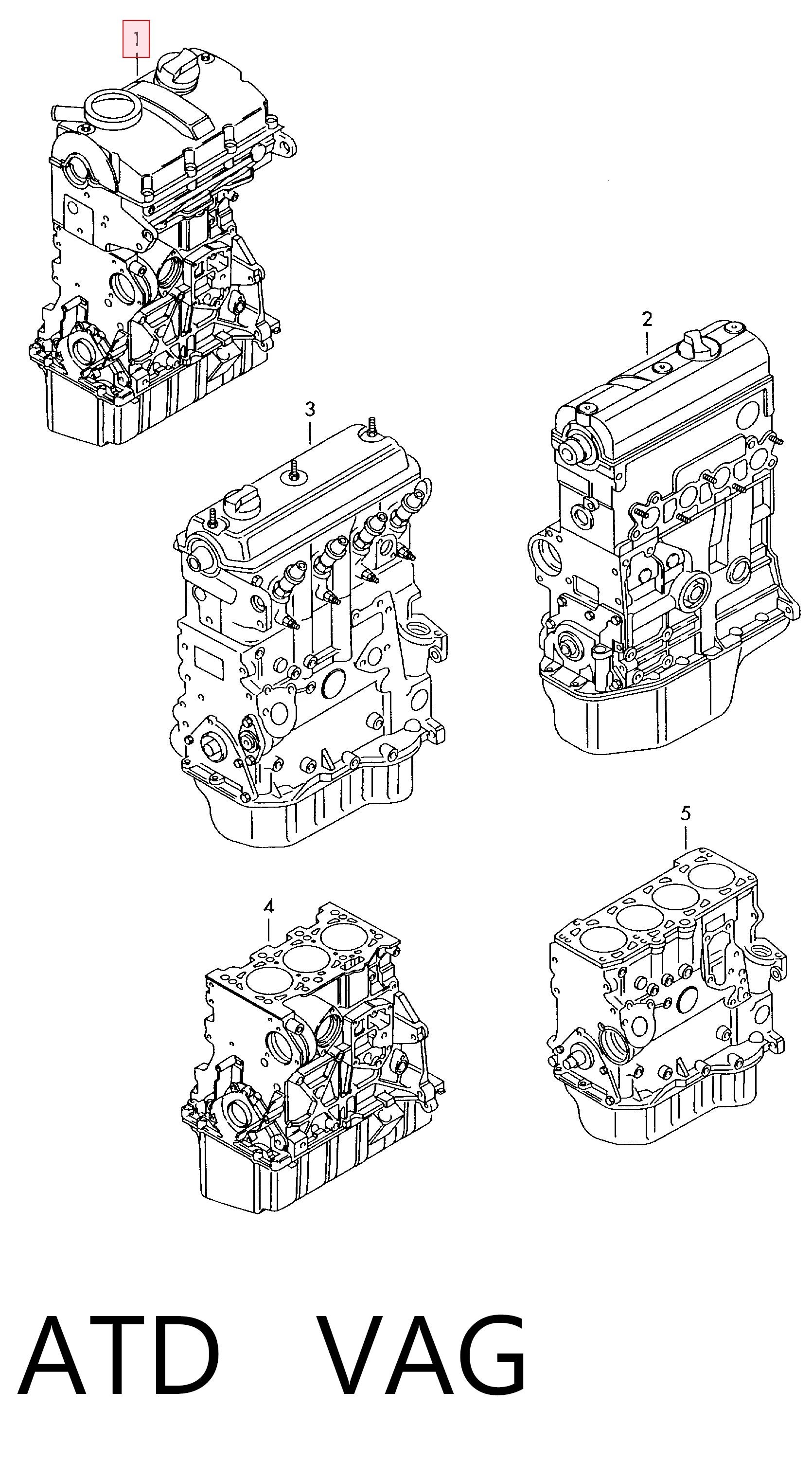 ATD VAG Motor completo
