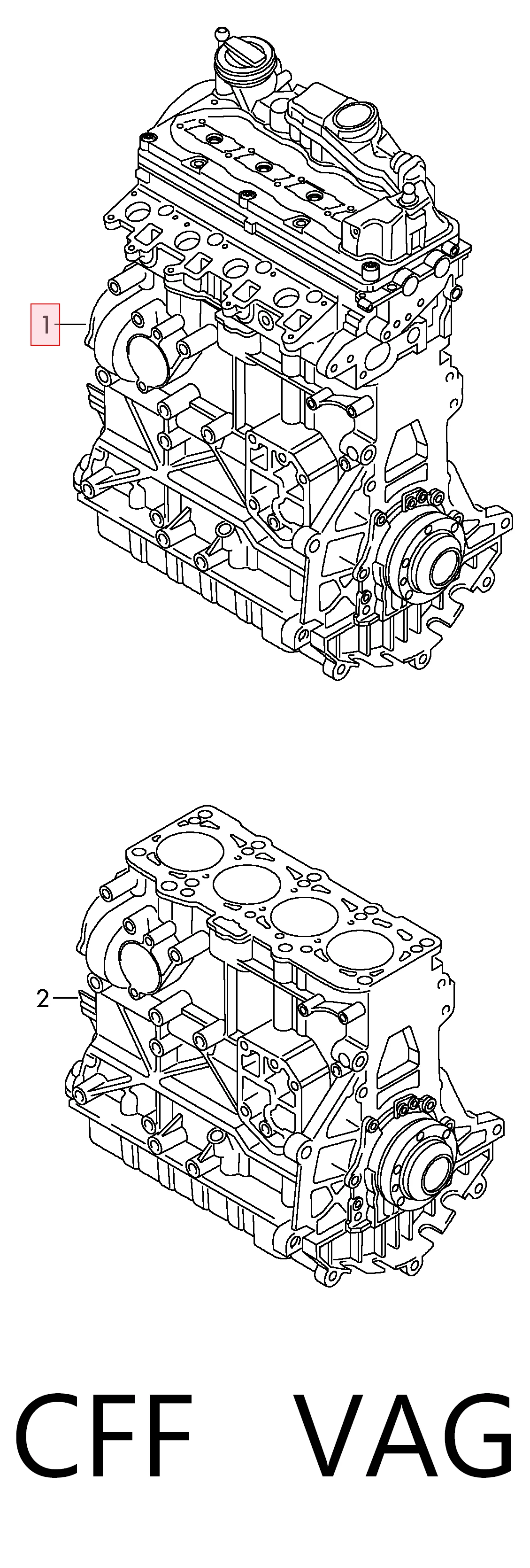 CFF VAG Motor completo