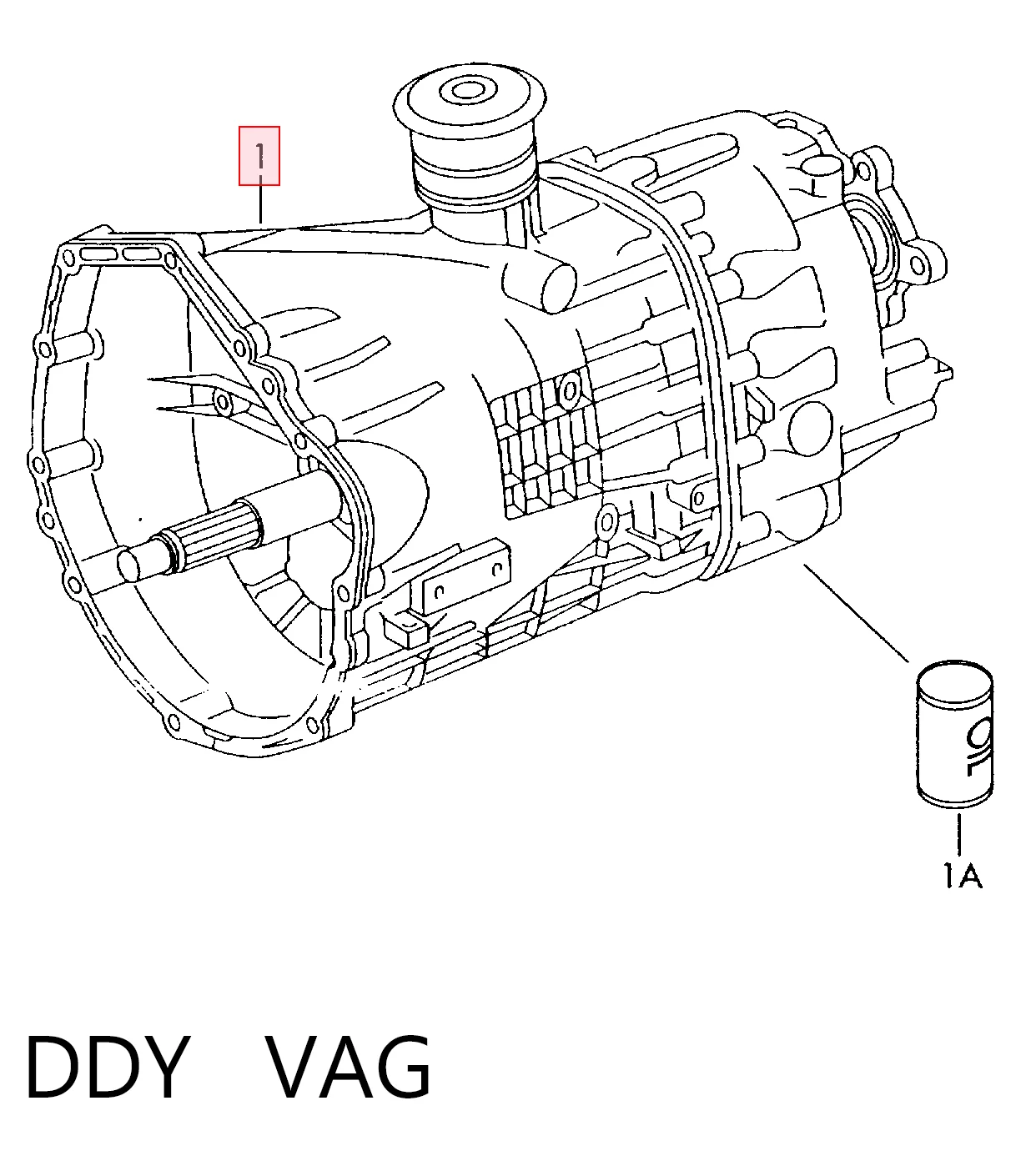 DDY VAG Transimisión manual
