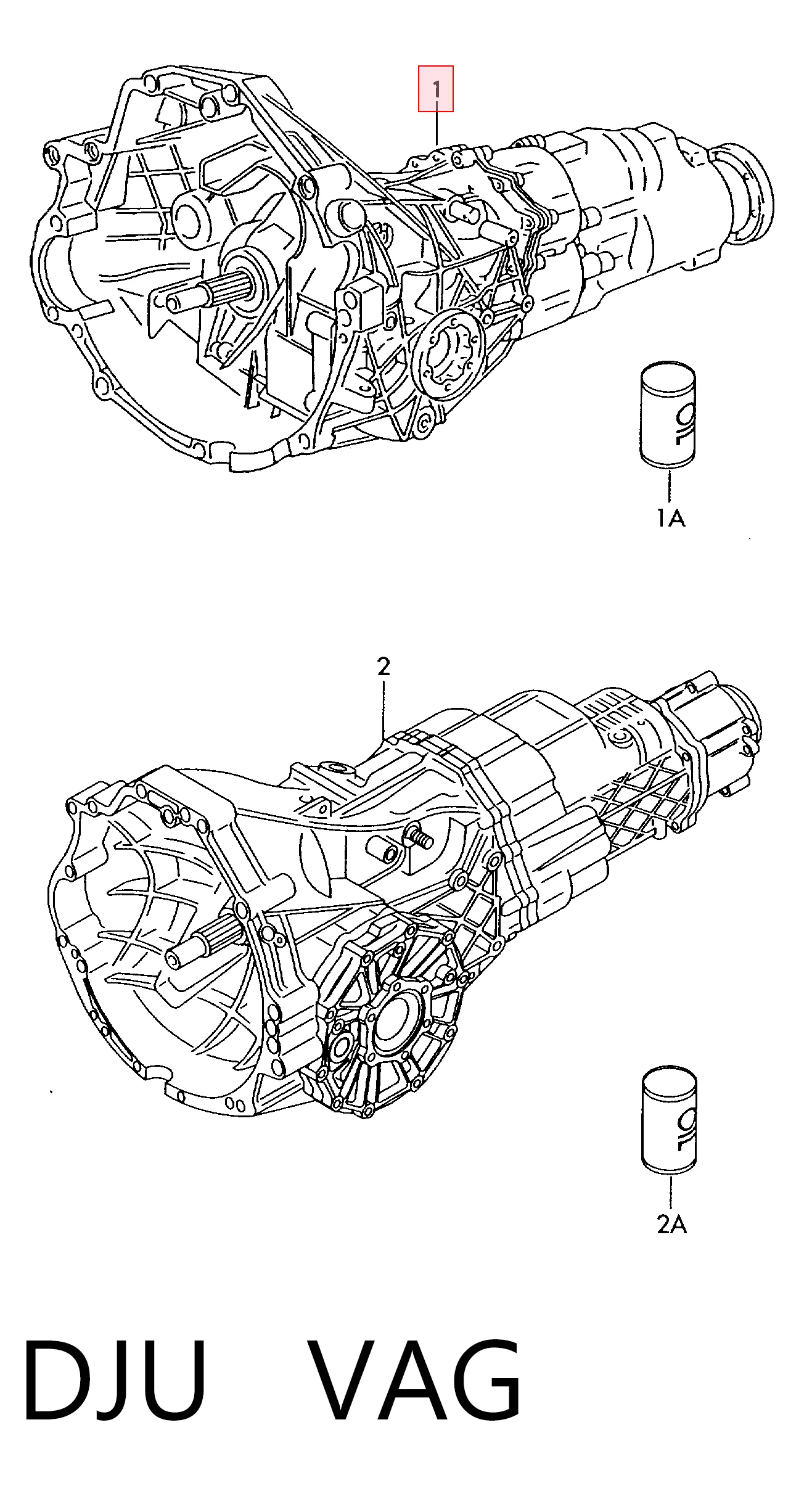DJU VAG Transimisión manual