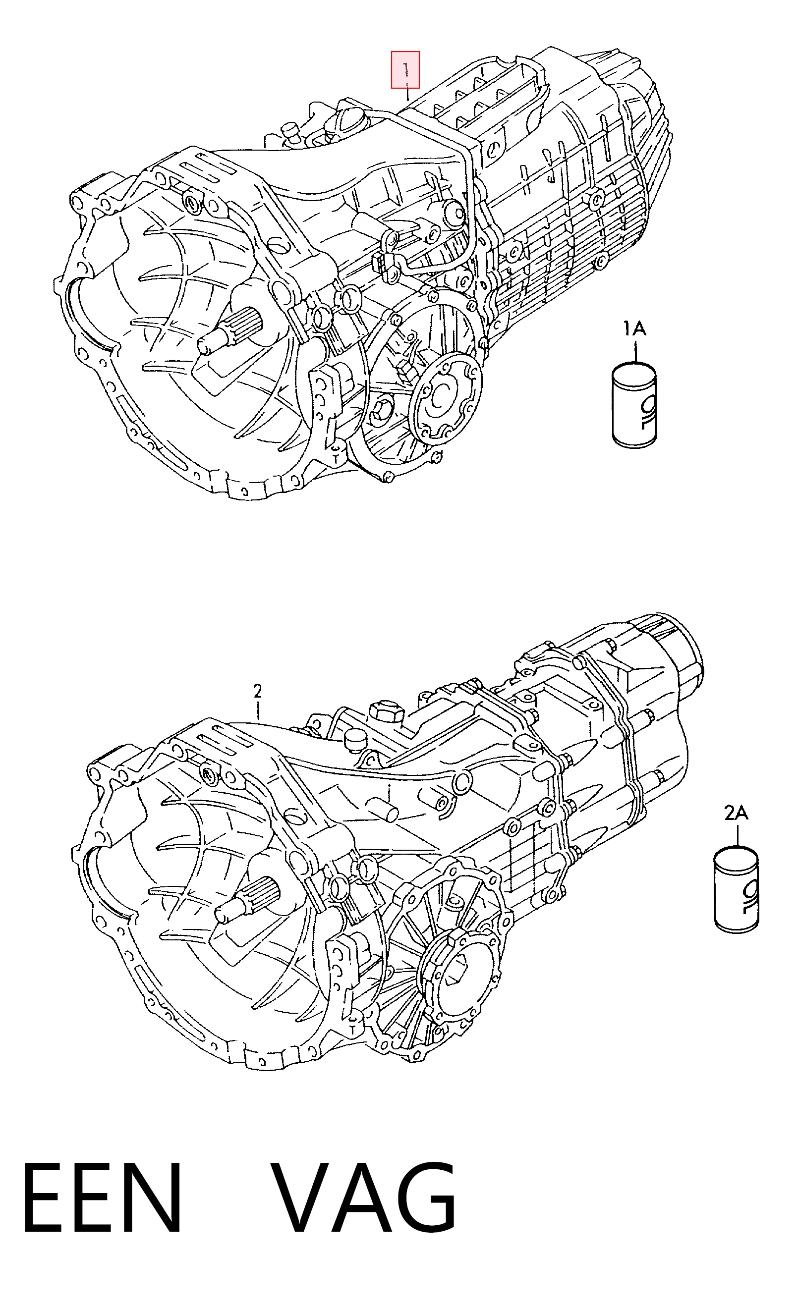 EEN VAG Transimisión manual