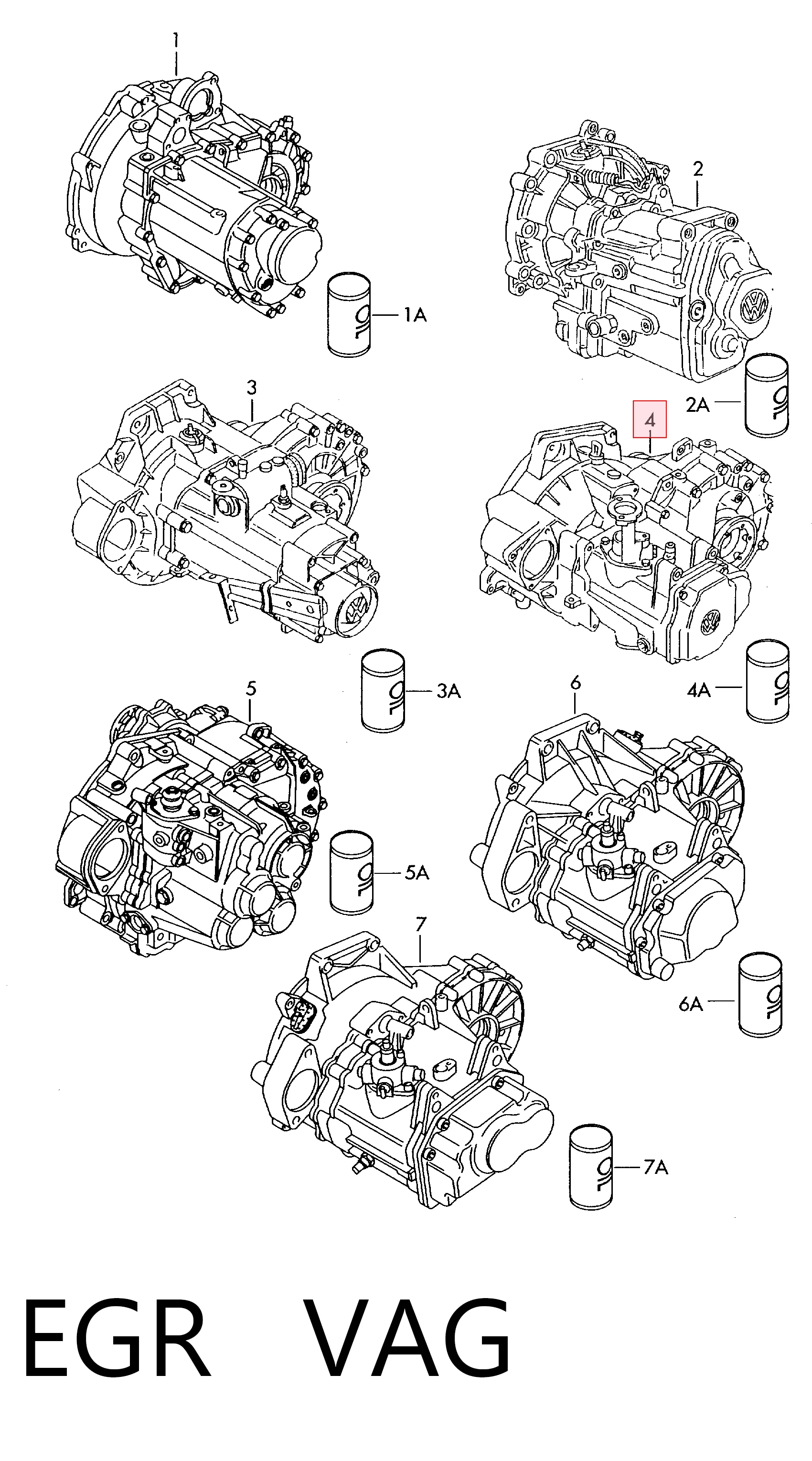  Caja de cambios Audi A3 