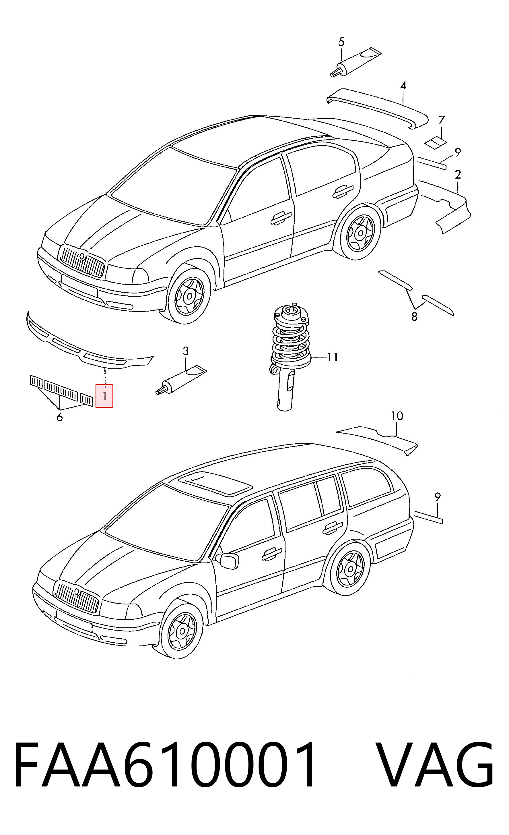 FAA610001 VAG 