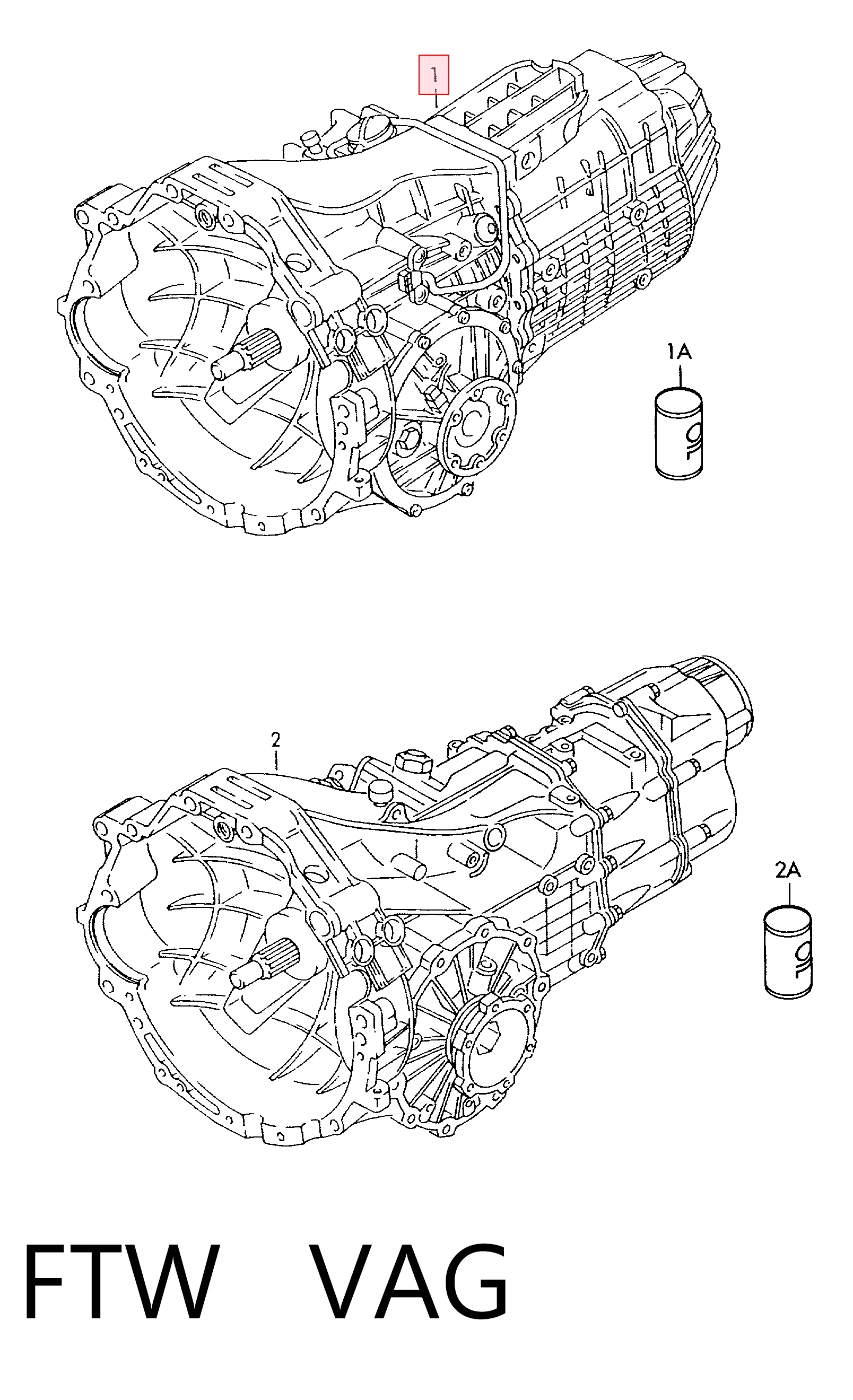 FTW VAG Transimisión manual