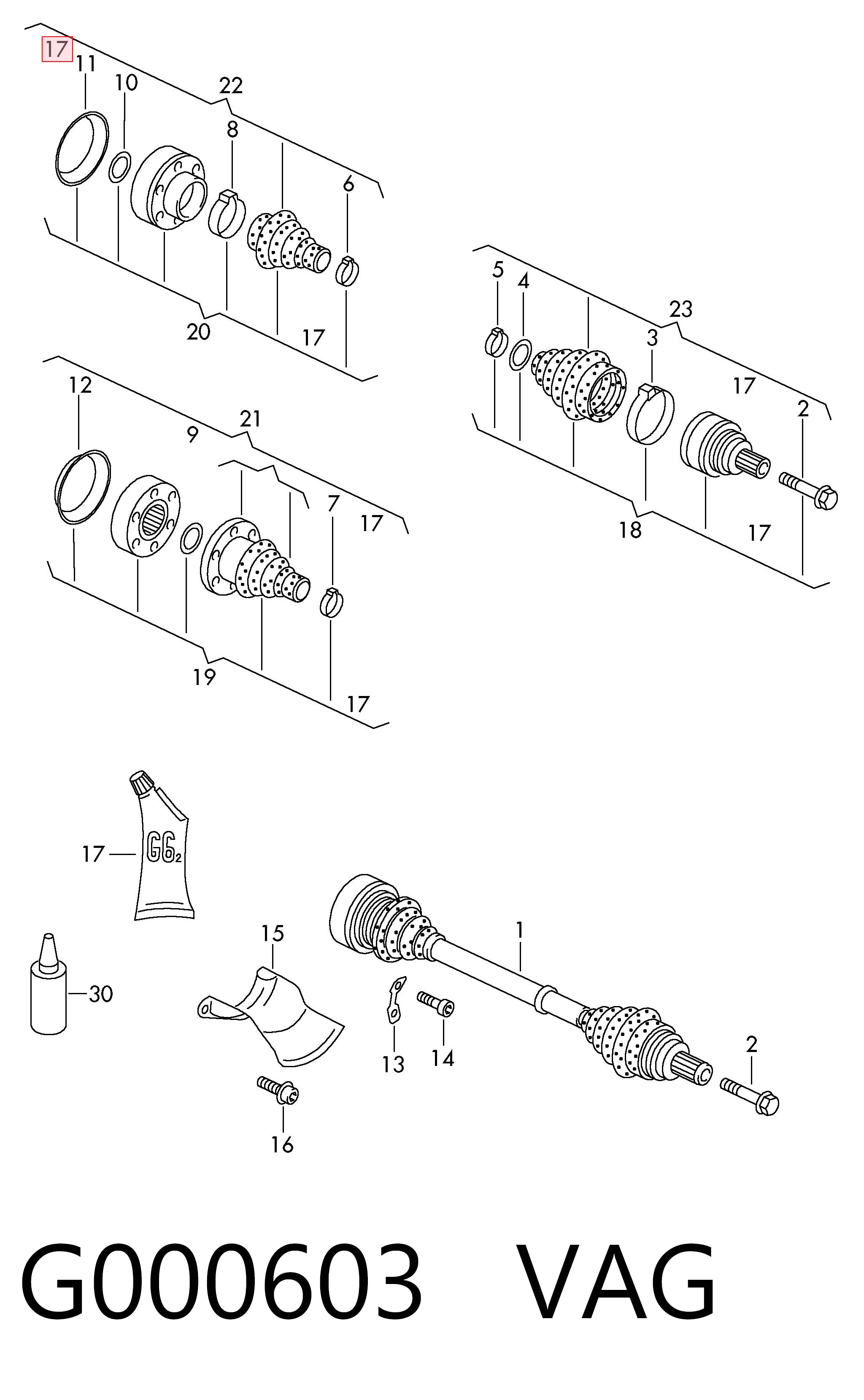 G000603 VAG Lubricante universal