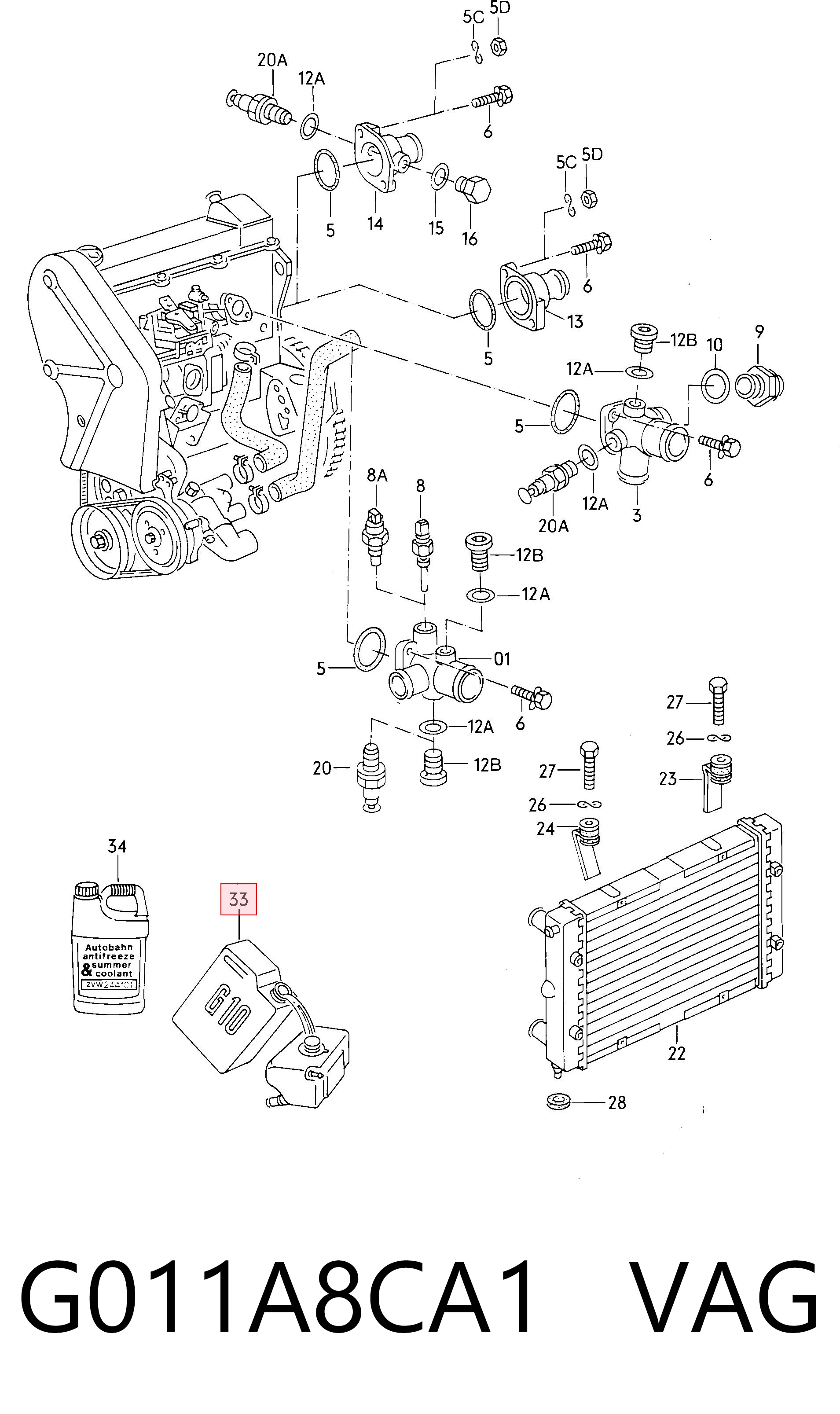 Comprar Refrigerante Seat Leon  5F1 a bajo precio