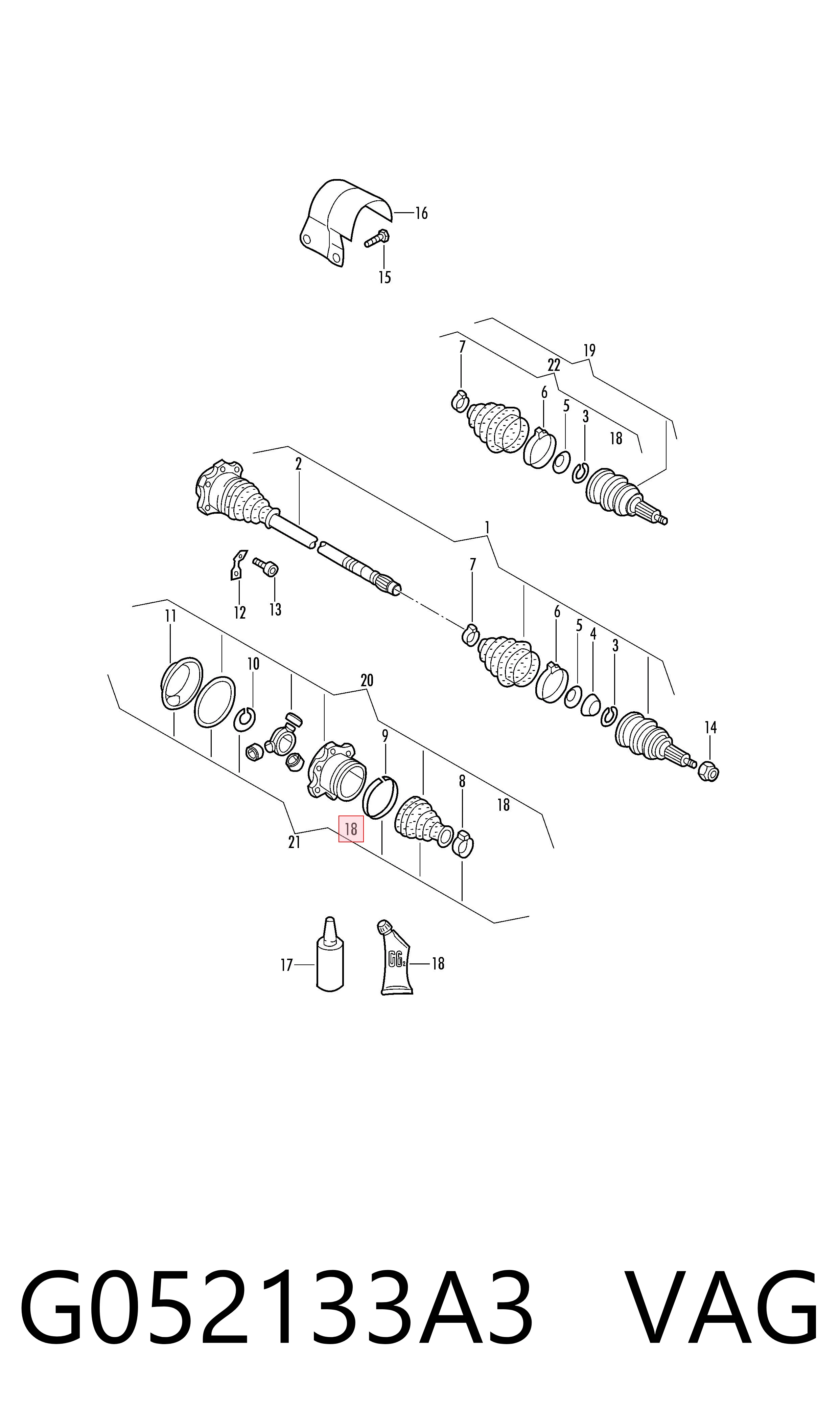 G052133A3 VAG