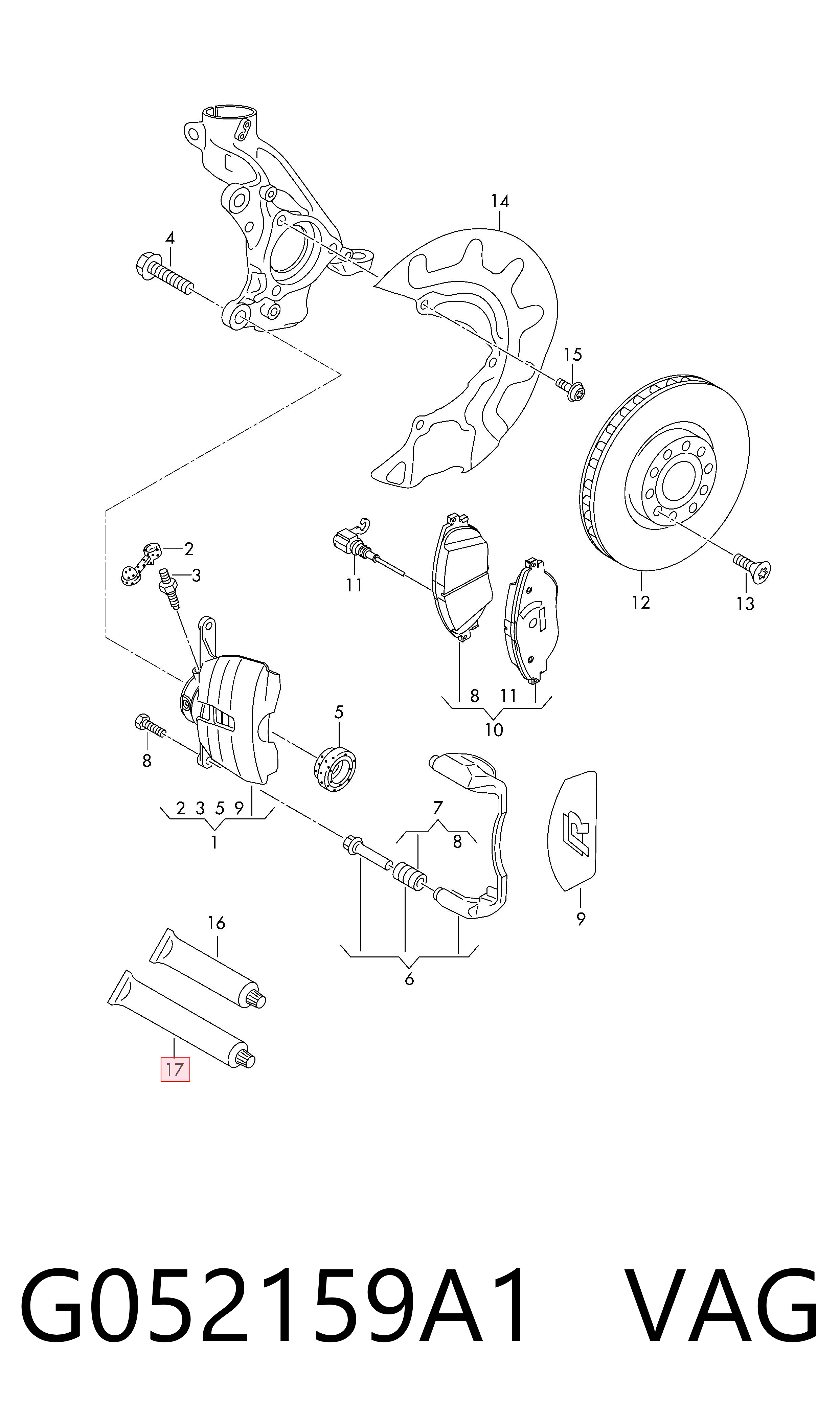 Lubricante universal VAG G052159A1