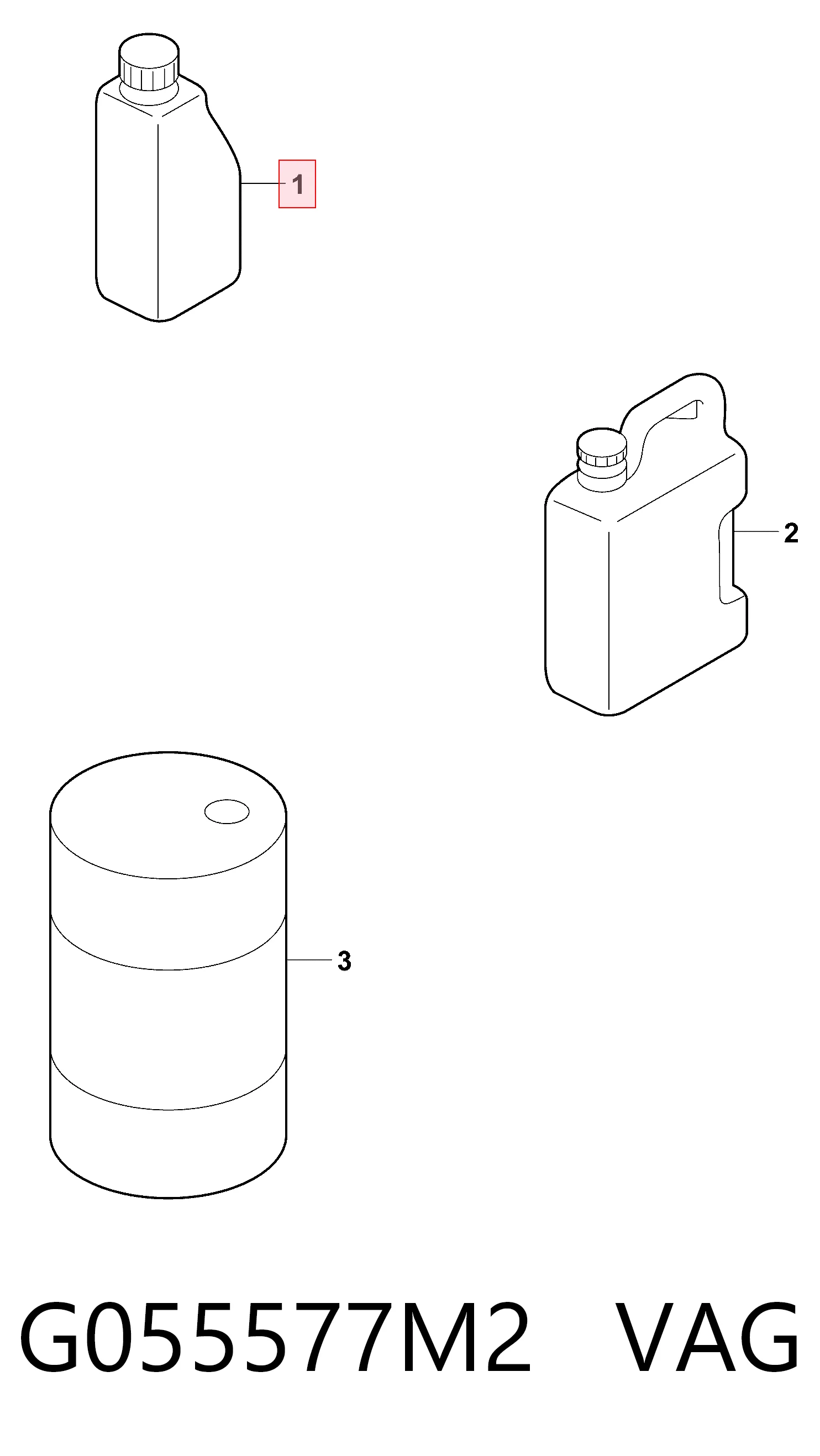 G055577M2 VAG Aceite