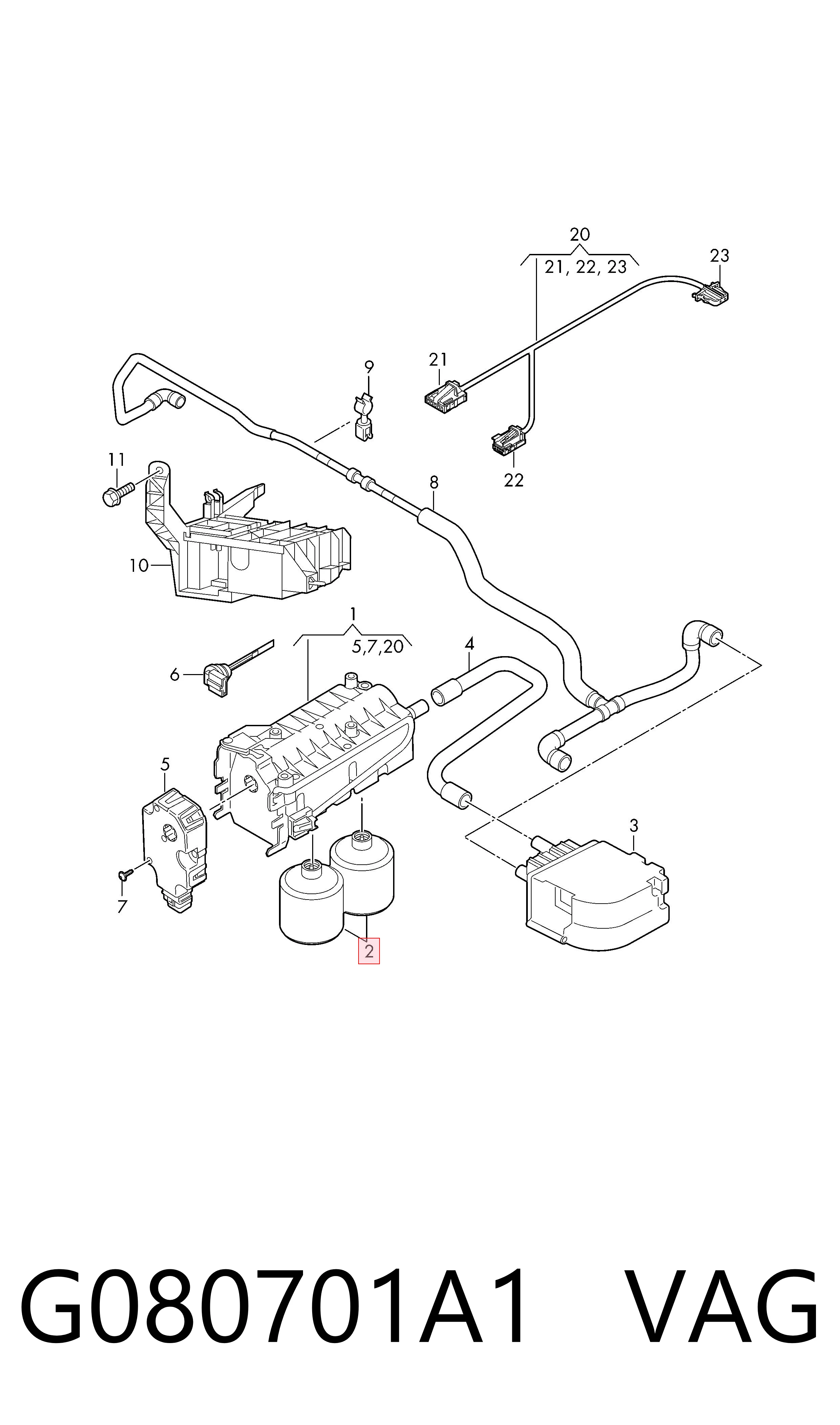G080701A1 VAG