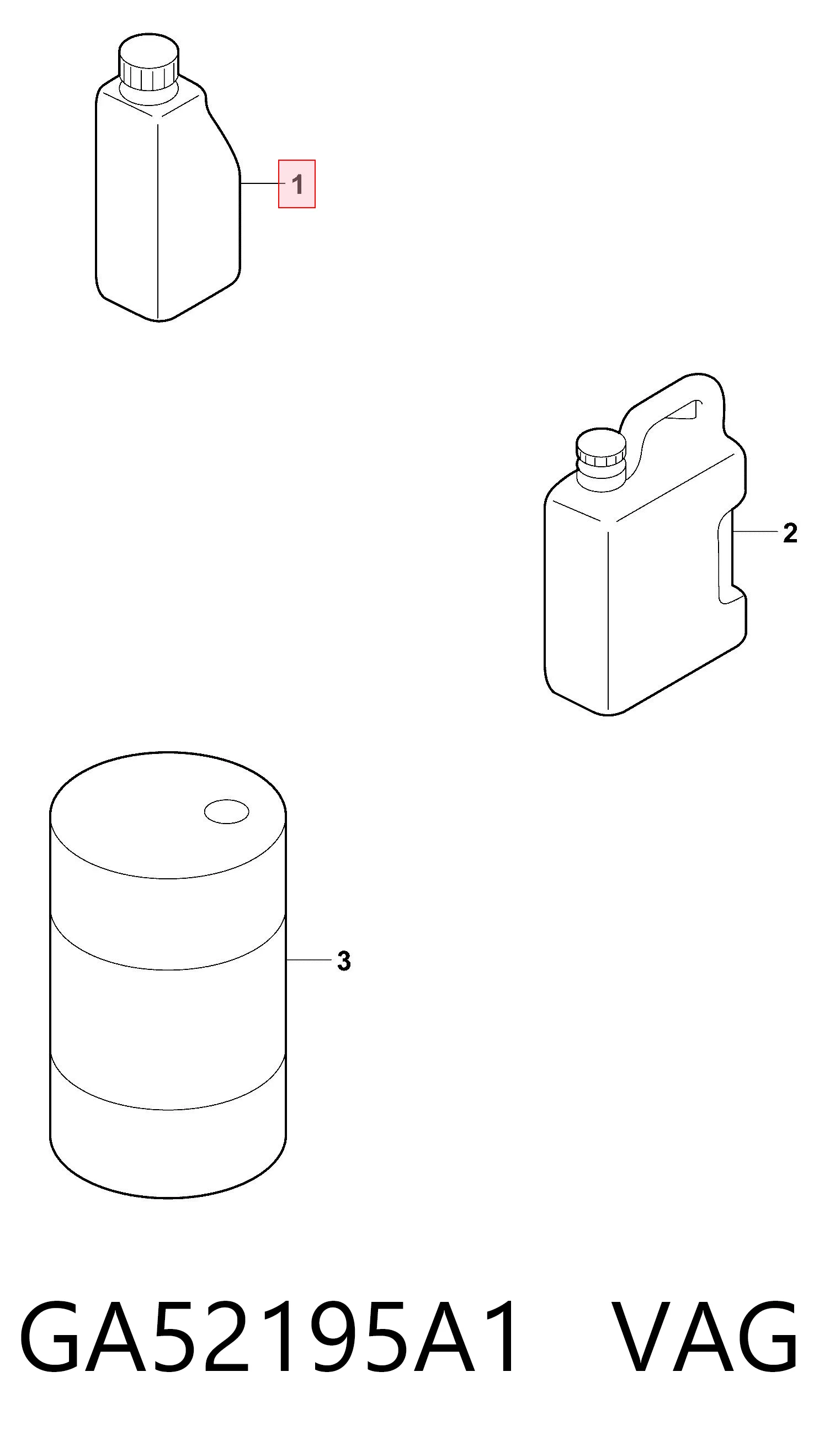 Aceite de motor VAG GA52195A1