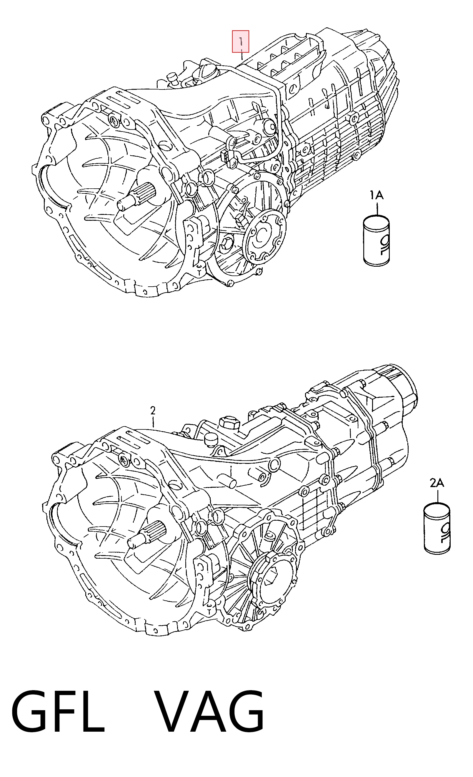 GFL VAG Transimisión manual