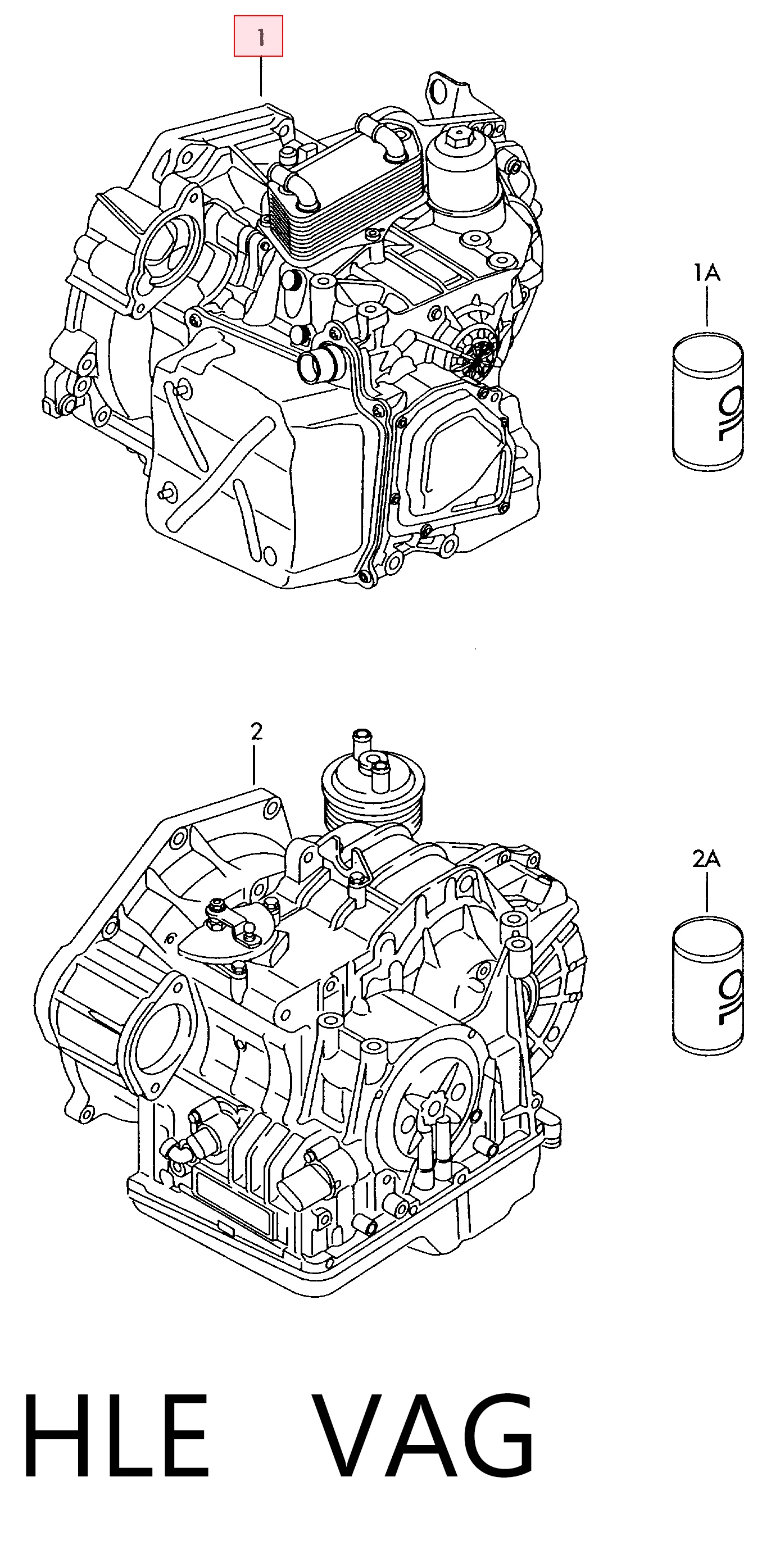 HLE VAG Transmisión automática