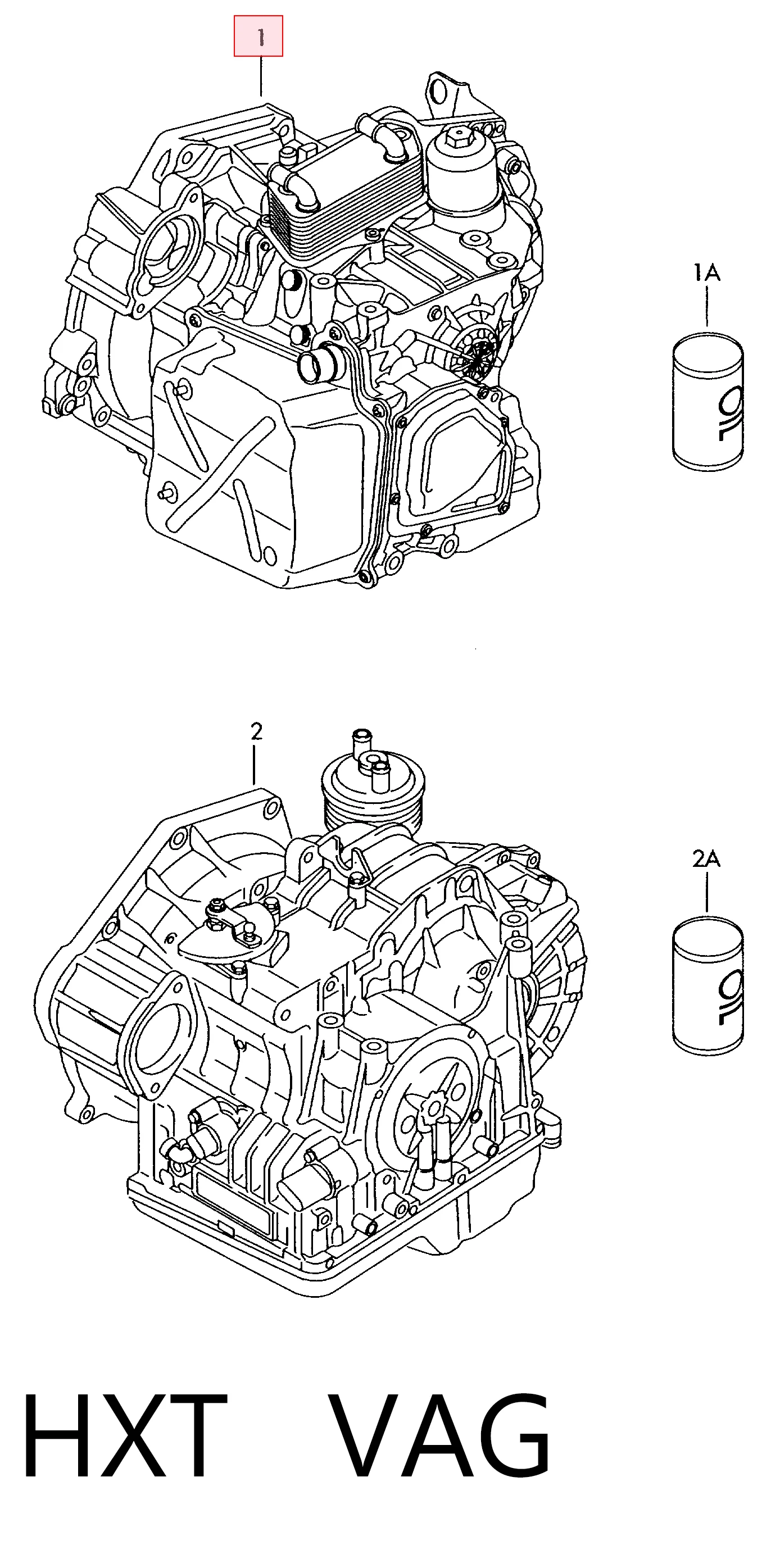 HXT VAG Transmisión automática