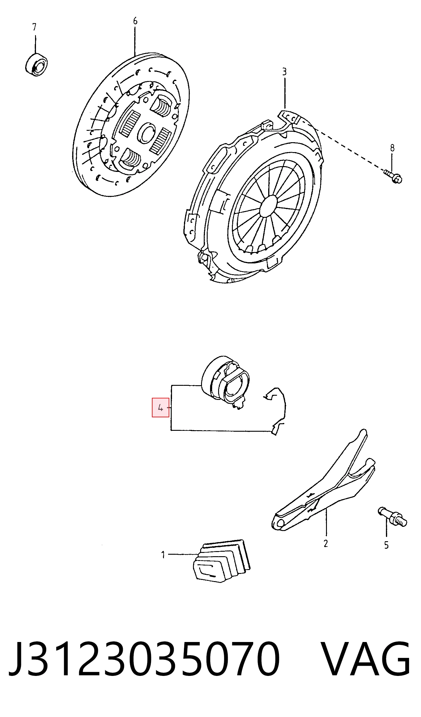 J3123035070 VAG