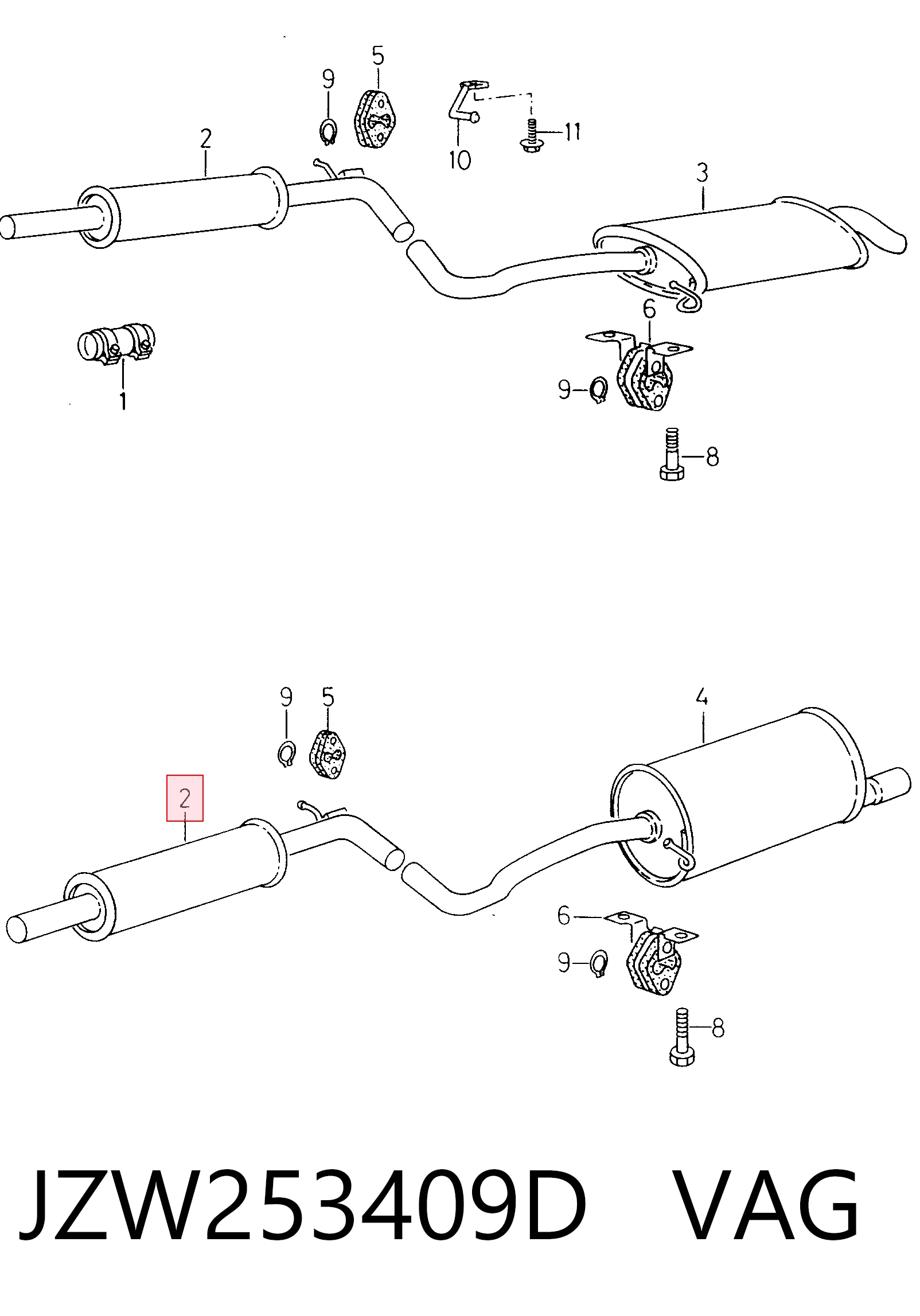 JZW253409D VAG