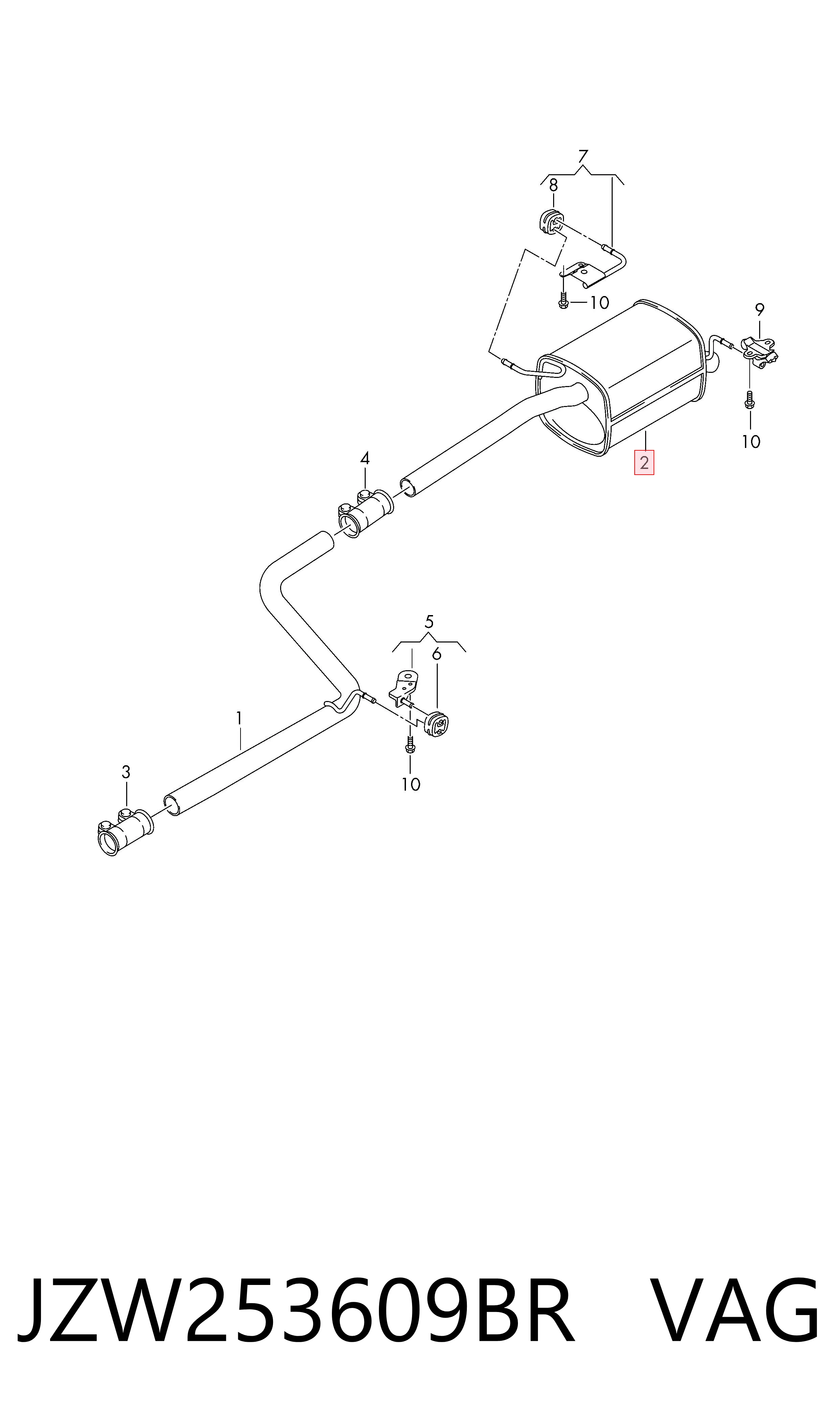 JZW253609BR VAG